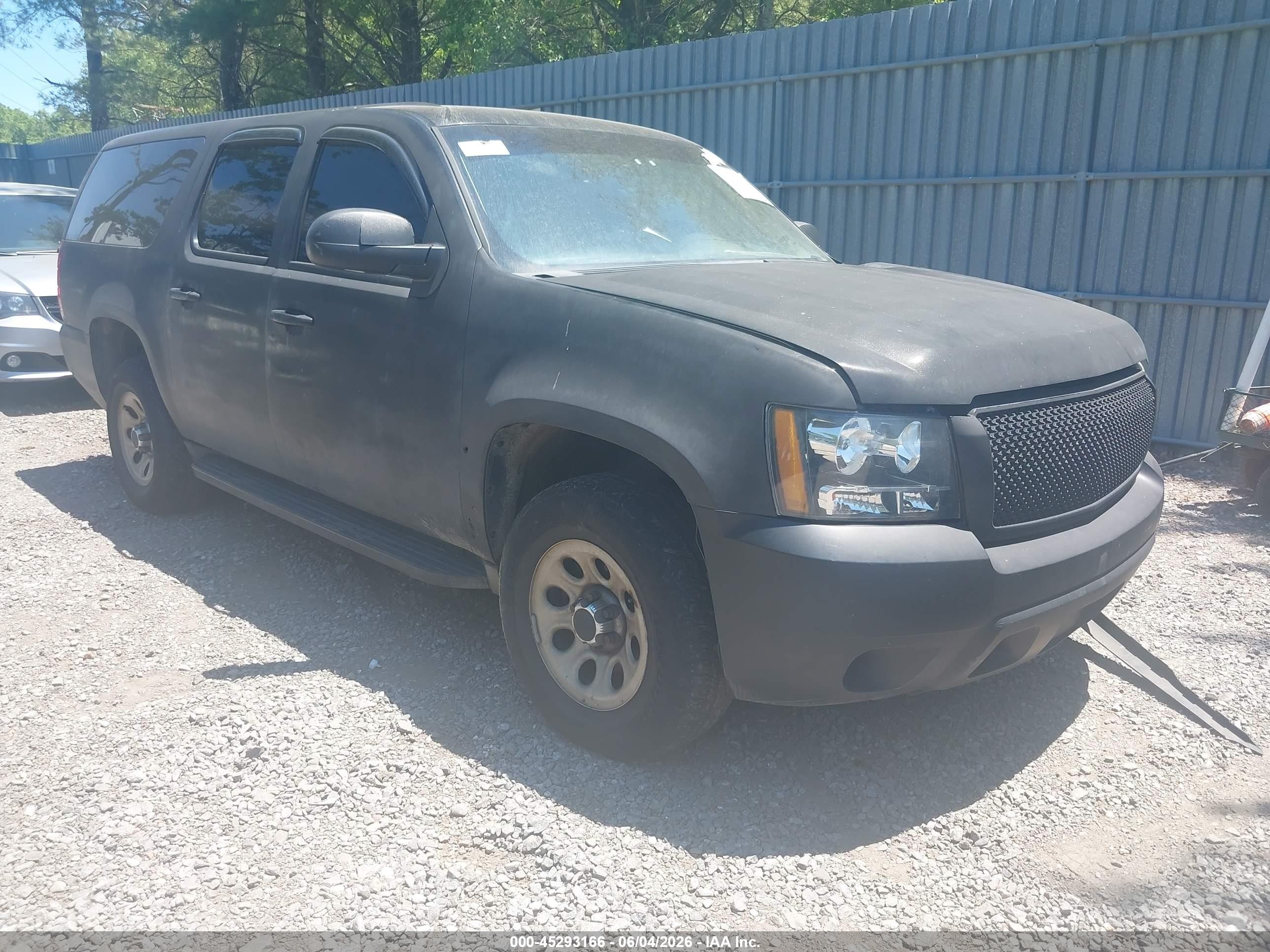 2007 Chevrolet Suburban 1500 Commercial Fleet Black vin: 3GNFK16307G306348