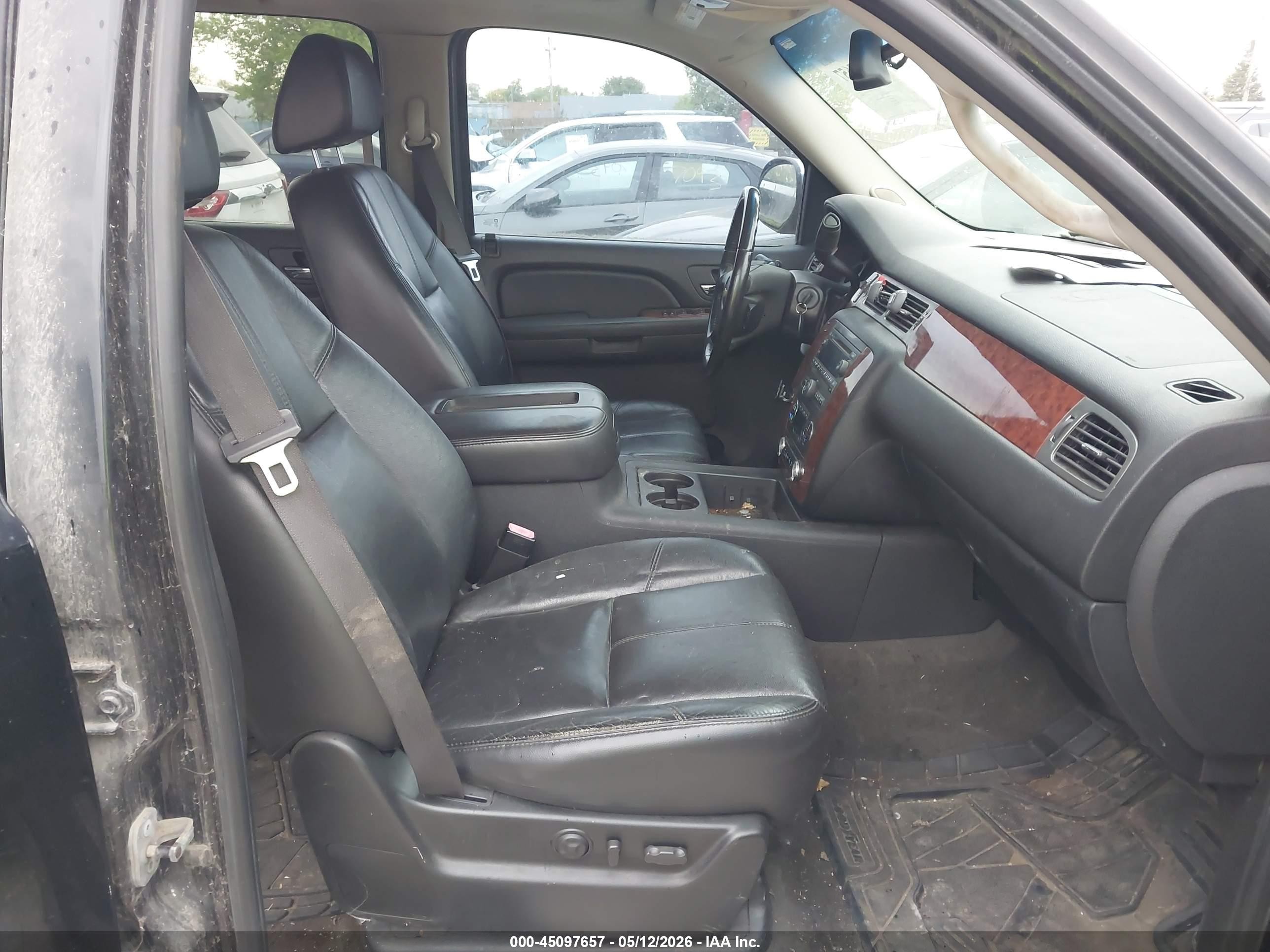 2007 Chevrolet Suburban 1500 Lt Black vin: 3GNFK16307G313686