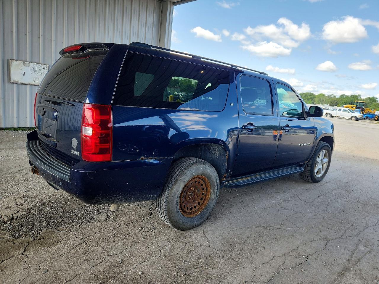2008 Chevrolet Suburban K1500 Ls Blue vin: 3GNFK16308G174936