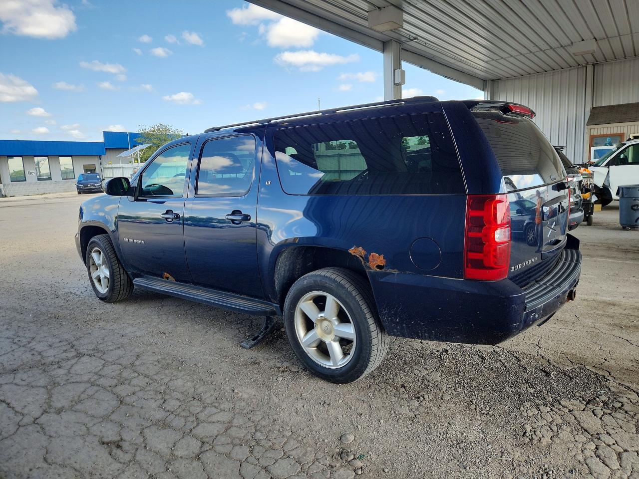 2008 Chevrolet Suburban K1500 Ls Blue vin: 3GNFK16308G174936