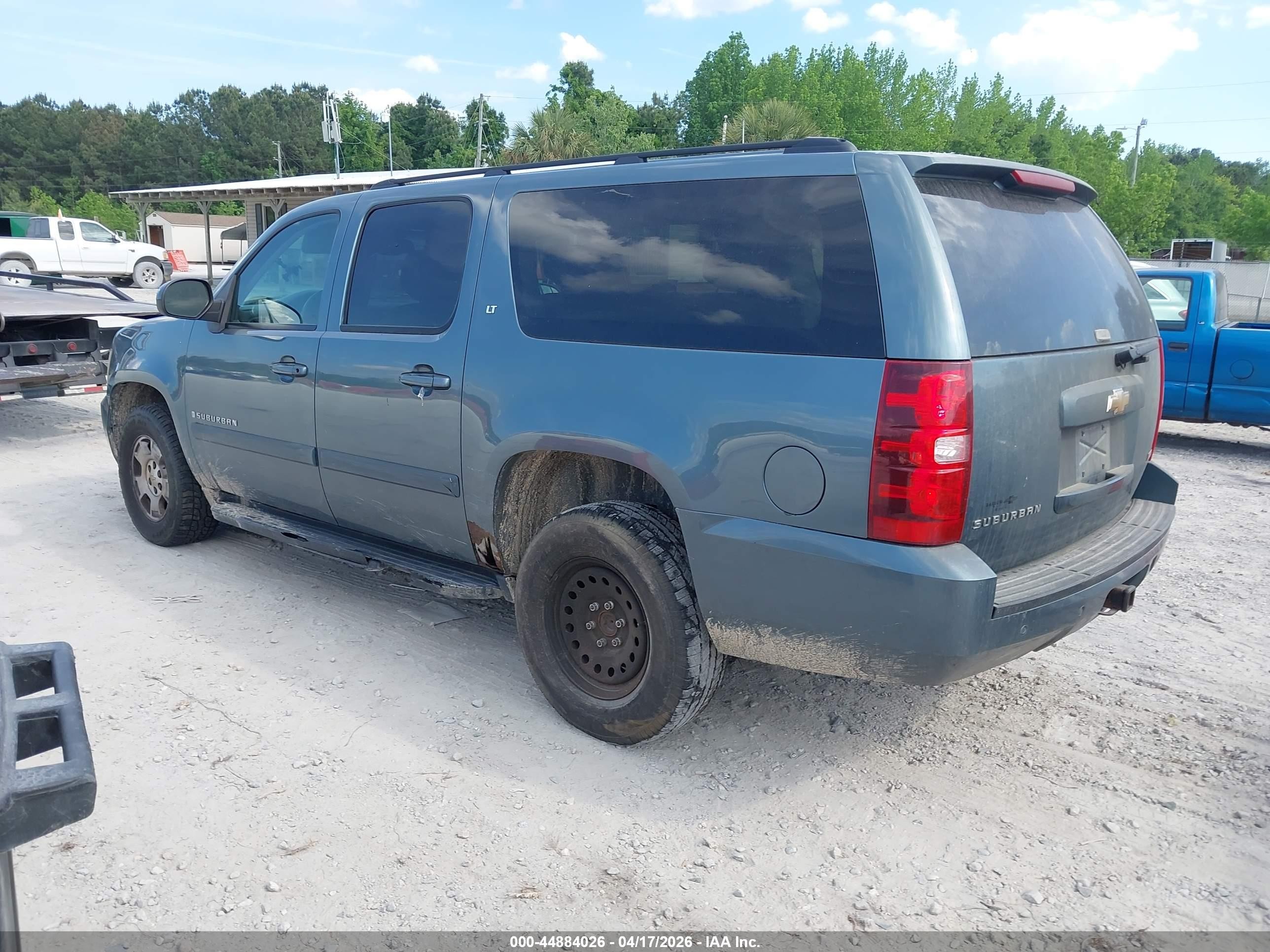 2008 Chevrolet Suburban 1500 Lt Blue vin: 3GNFK16308G181739