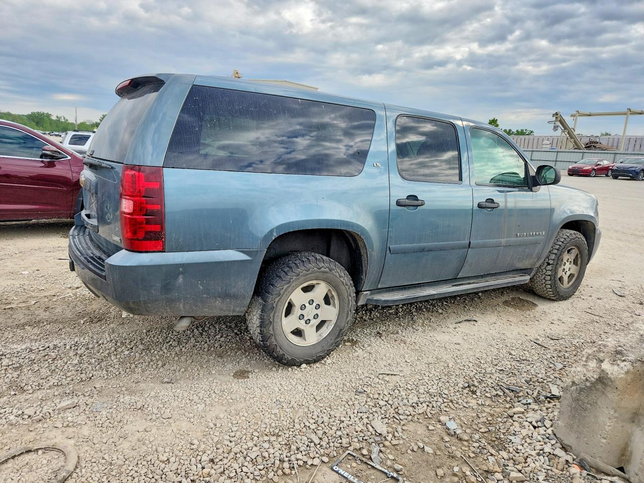 2008 Chevrolet Suburban K1500 Ls Teal vin: 3GNFK16308G315083