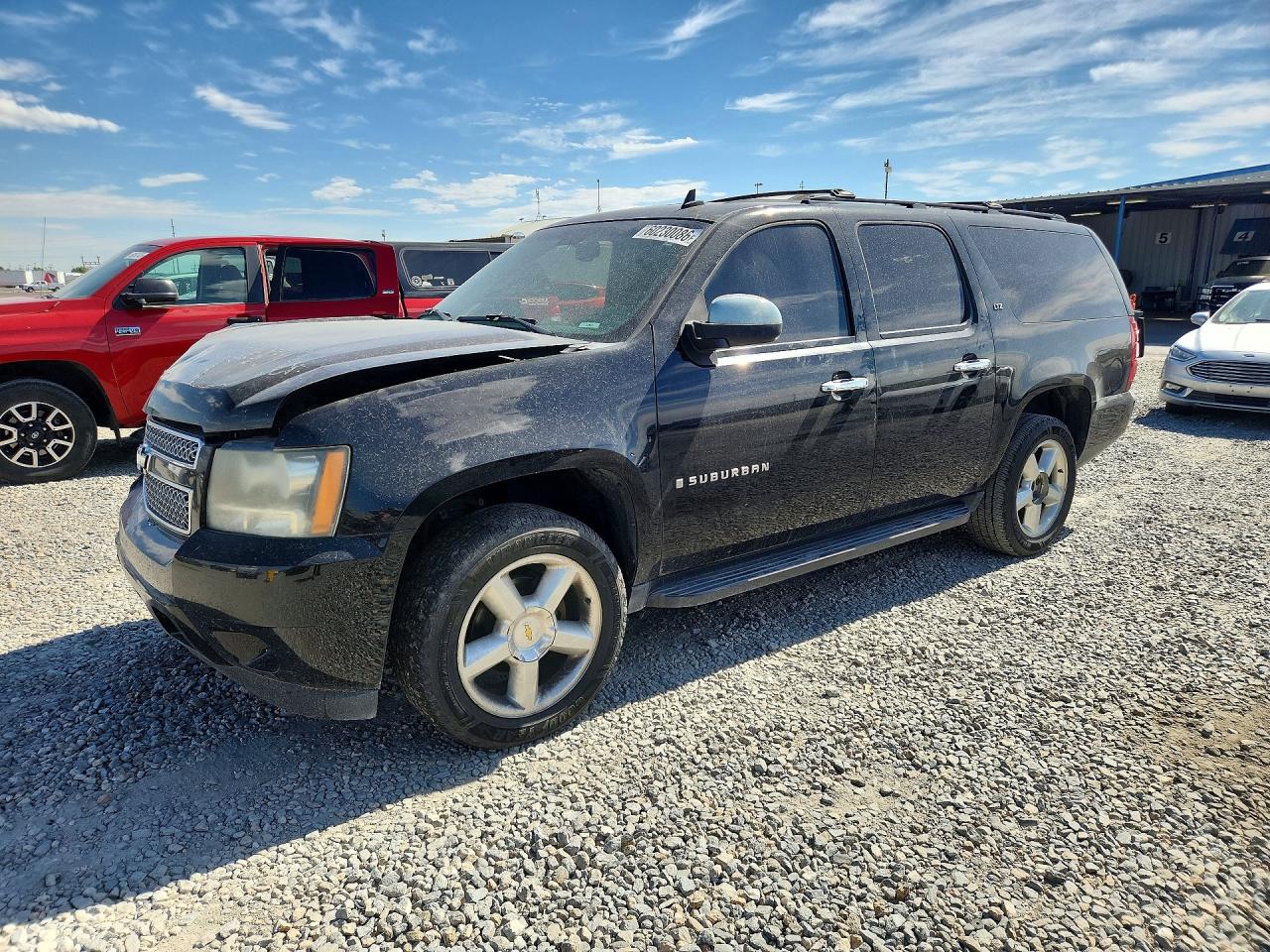 2007 Chevrolet Suburban Black vin: 3GNFK16317G307248