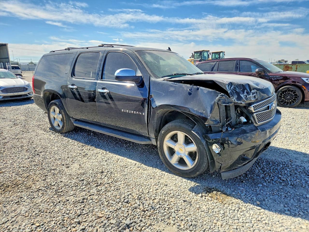 2007 Chevrolet Suburban Black vin: 3GNFK16317G307248