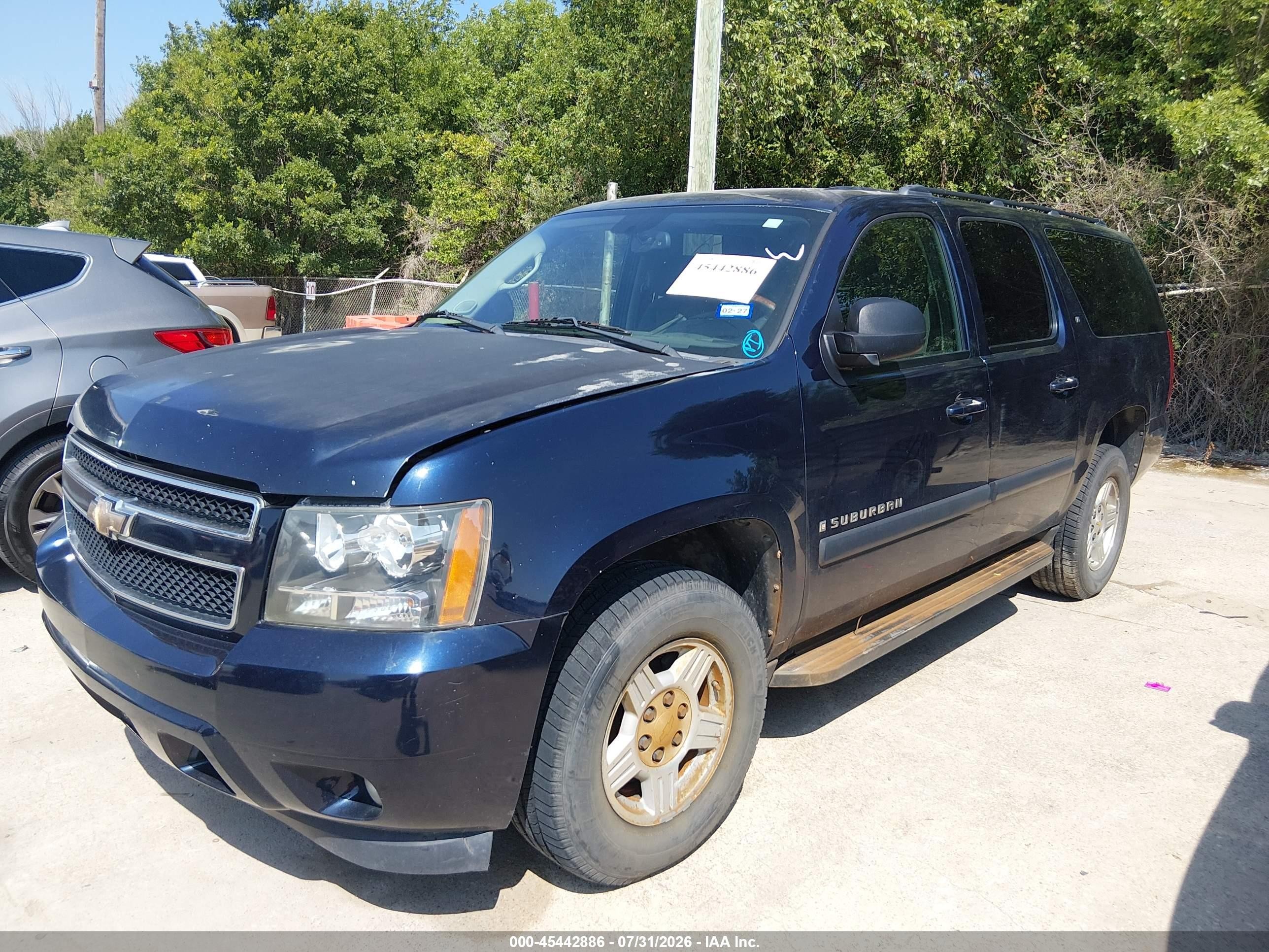 2008 Chevrolet Suburban 1500 Lt Синий vin: 3GNFK16318G263172