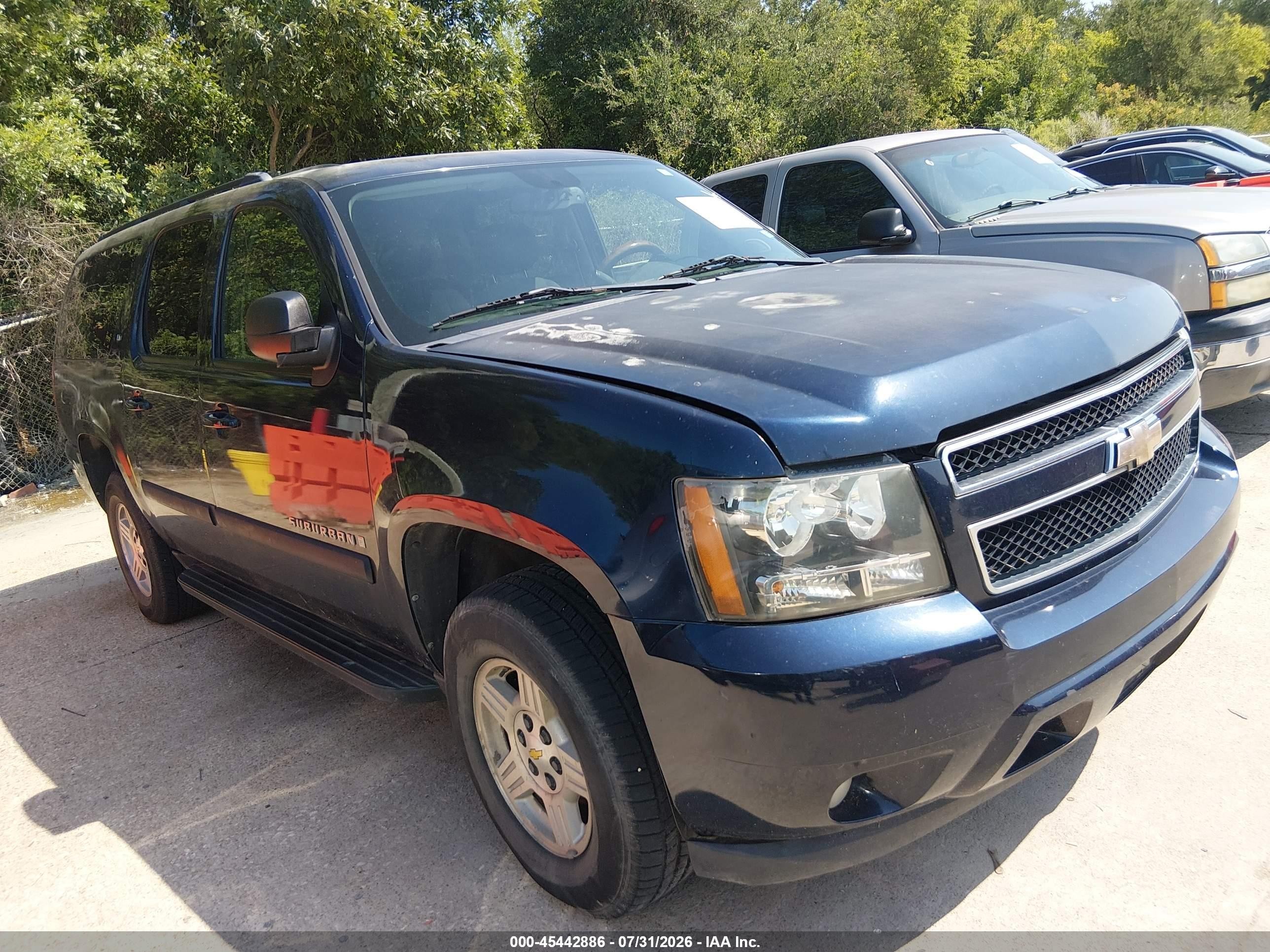 2008 Chevrolet Suburban 1500 Lt Синий vin: 3GNFK16318G263172