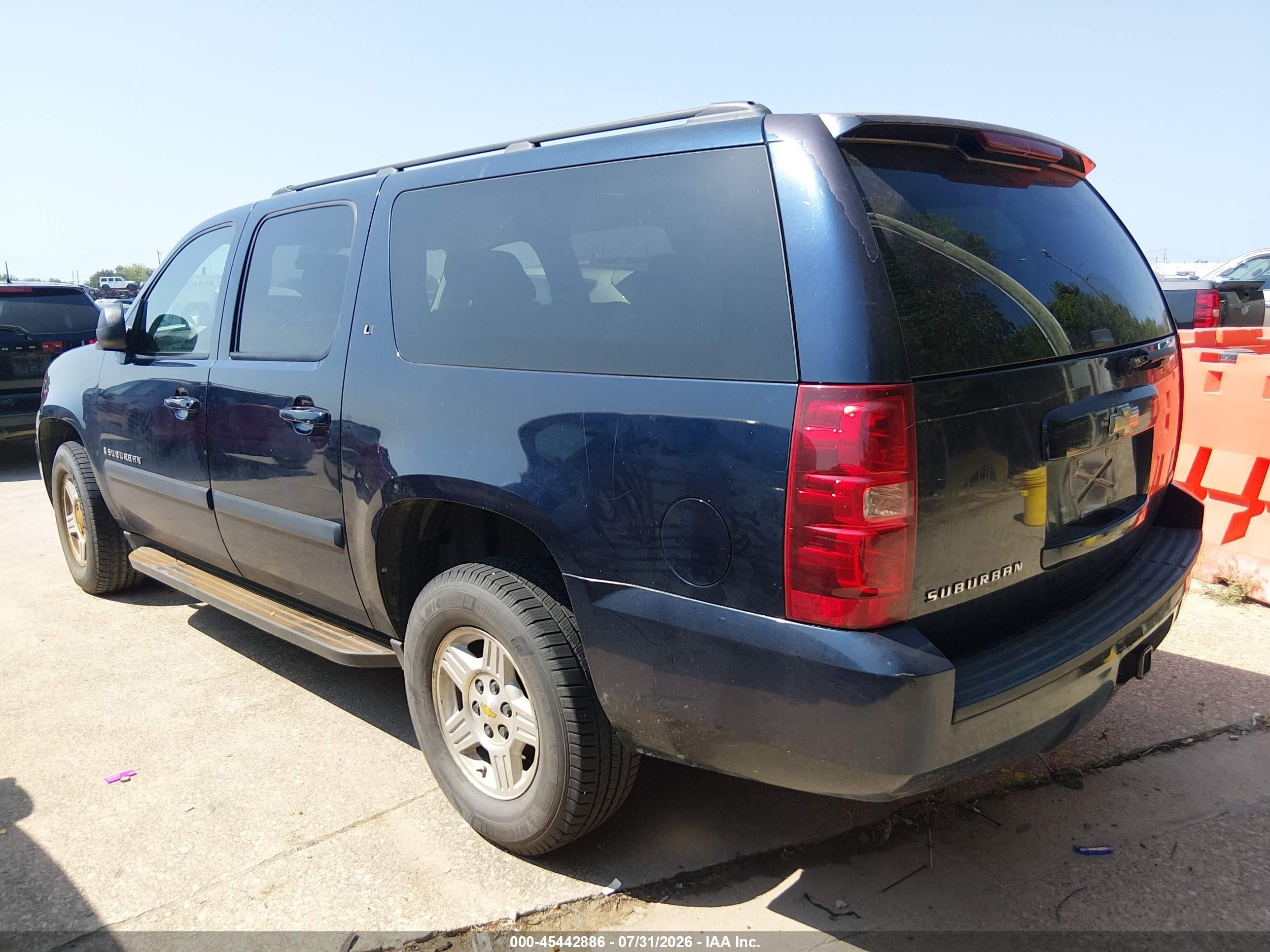 2008 Chevrolet Suburban 1500 Lt Синий vin: 3GNFK16318G263172