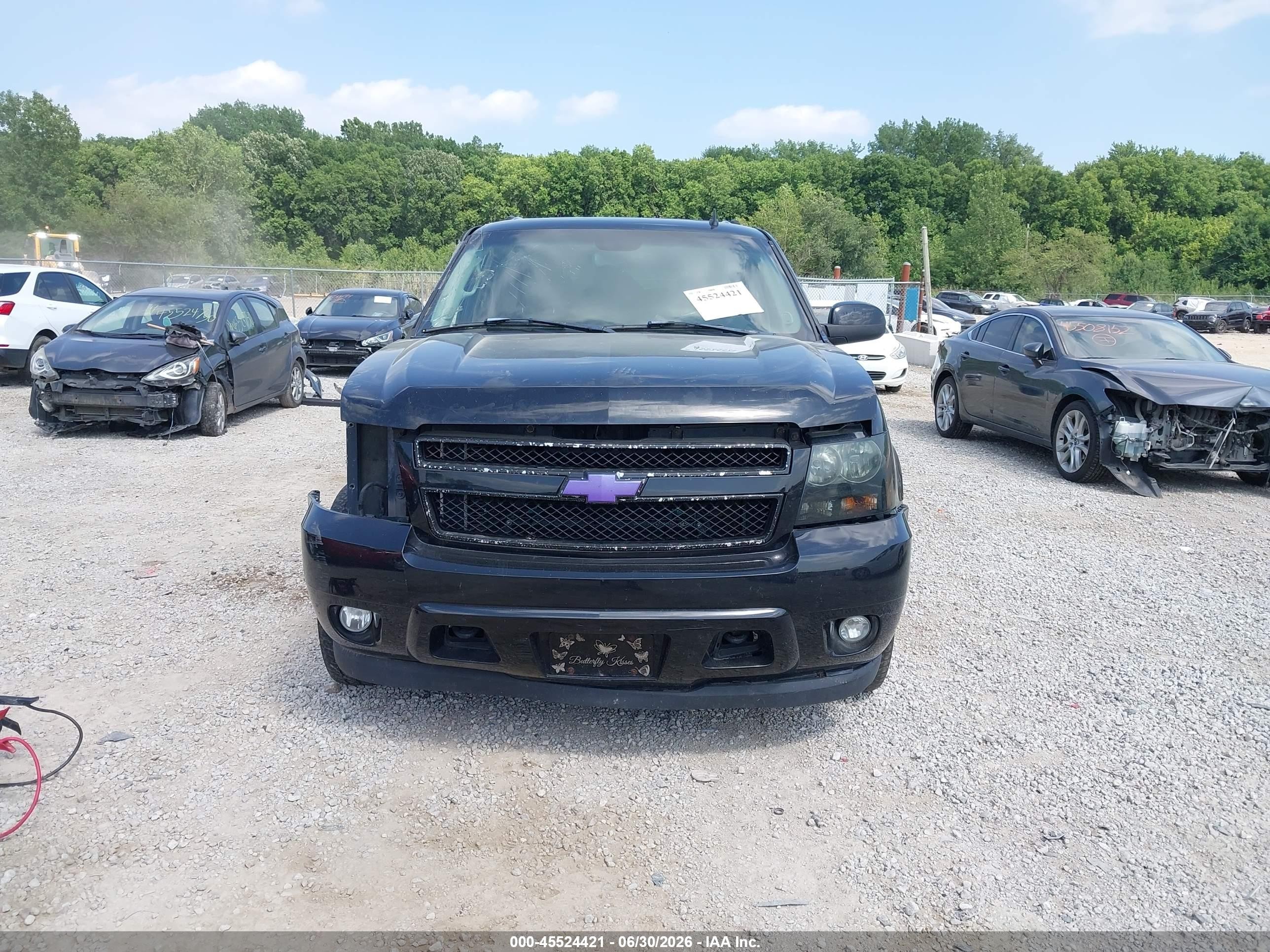 2007 Chevrolet Suburban Lt Black vin: 3GNFK16327G192644