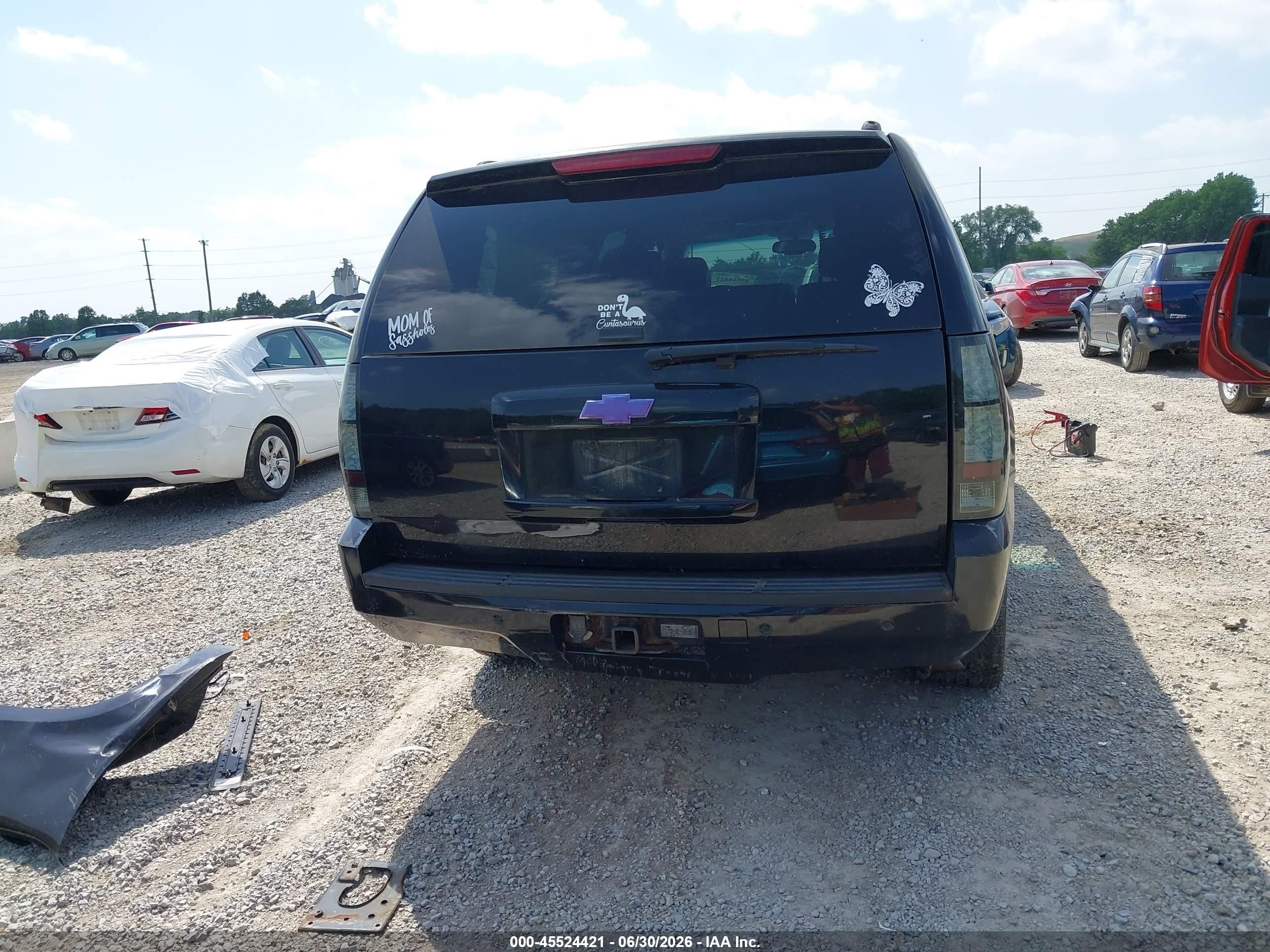 2007 Chevrolet Suburban Lt Black vin: 3GNFK16327G192644