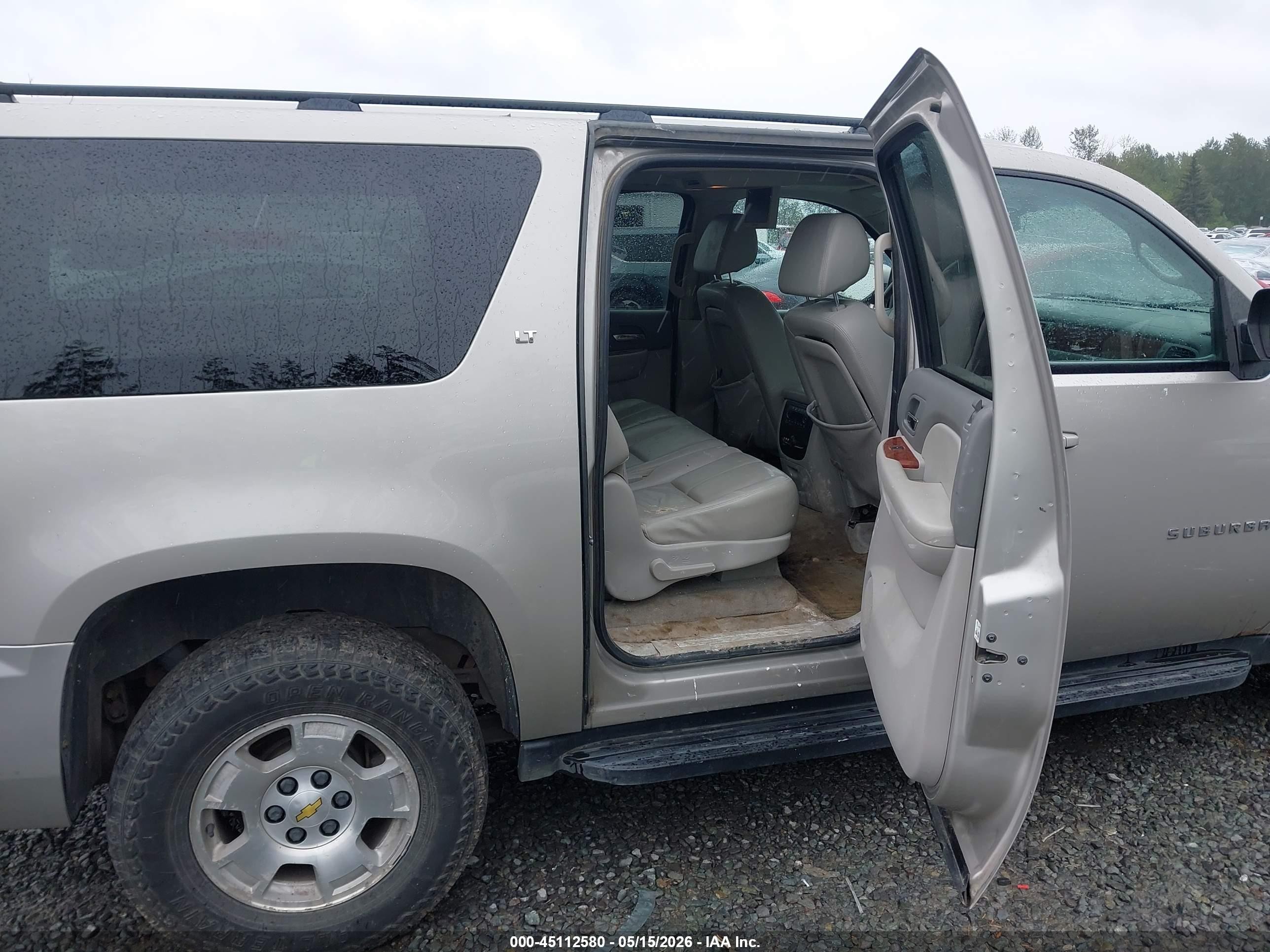2008 Chevrolet Suburban 1500 Lt Gray vin: 3GNFK16328G180625