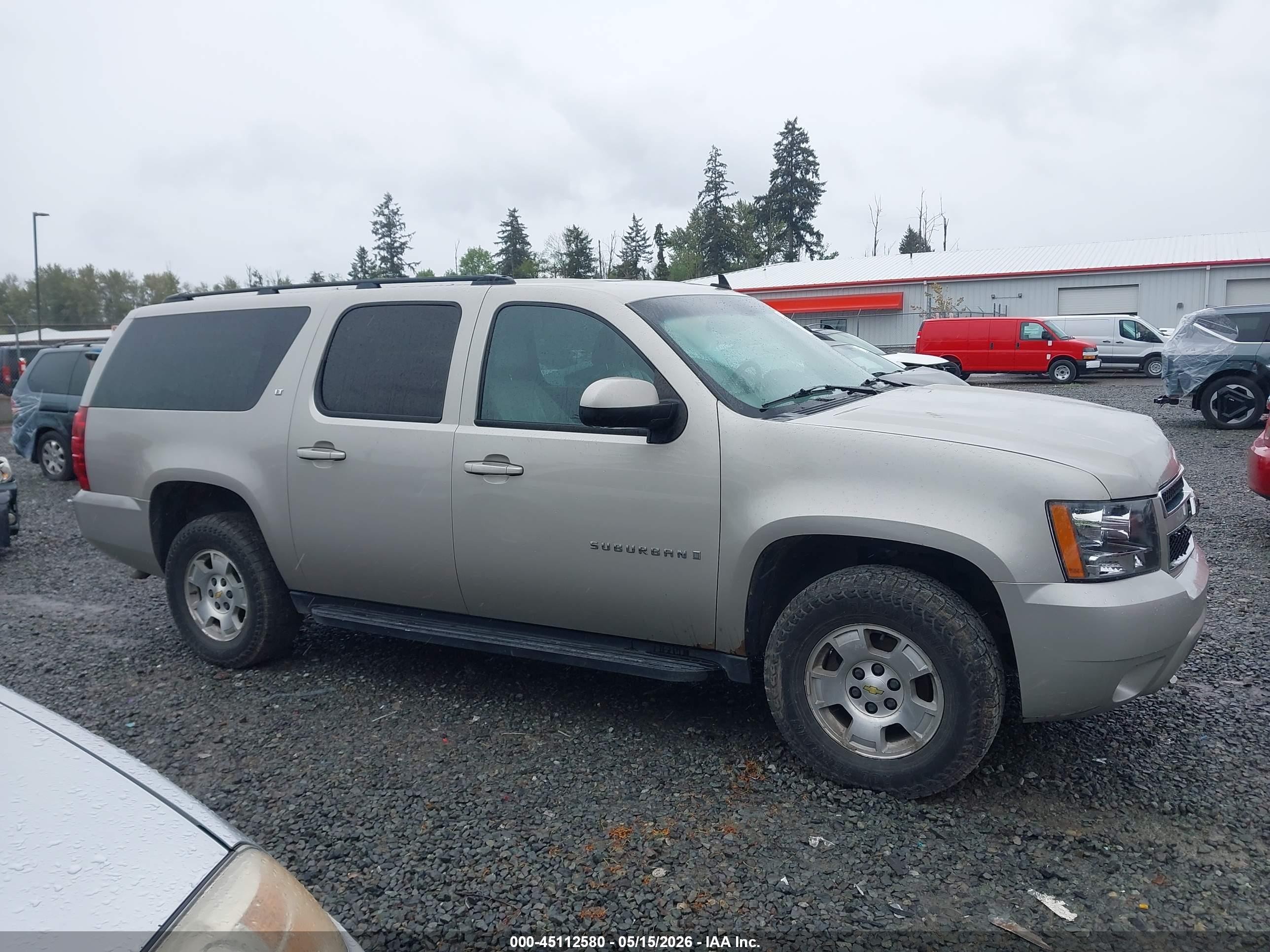 2008 Chevrolet Suburban 1500 Lt Gray vin: 3GNFK16328G180625