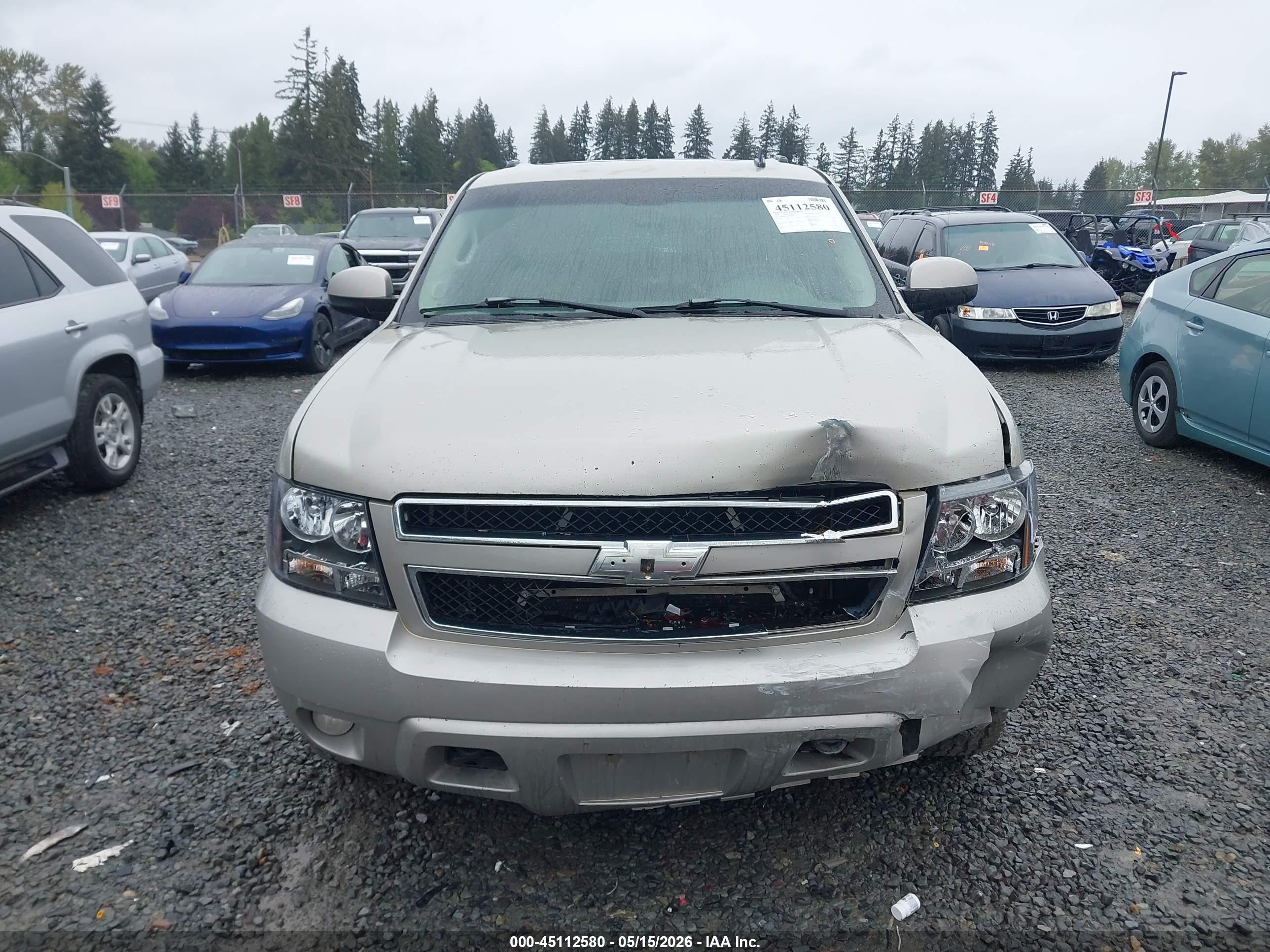 2008 Chevrolet Suburban 1500 Lt Gray vin: 3GNFK16328G180625