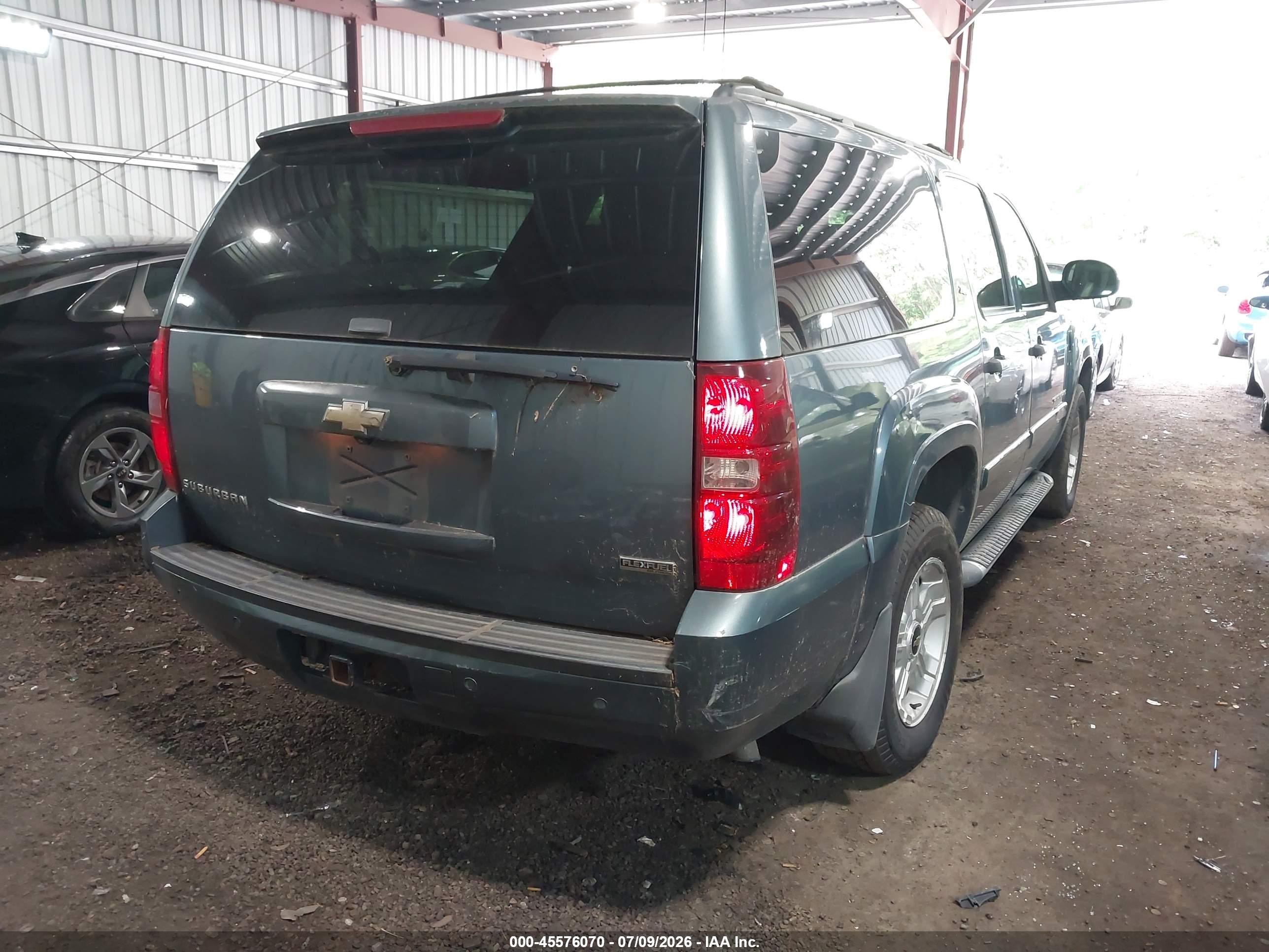 2008 Chevrolet Suburban 1500 Lt Blue vin: 3GNFK16338G169147