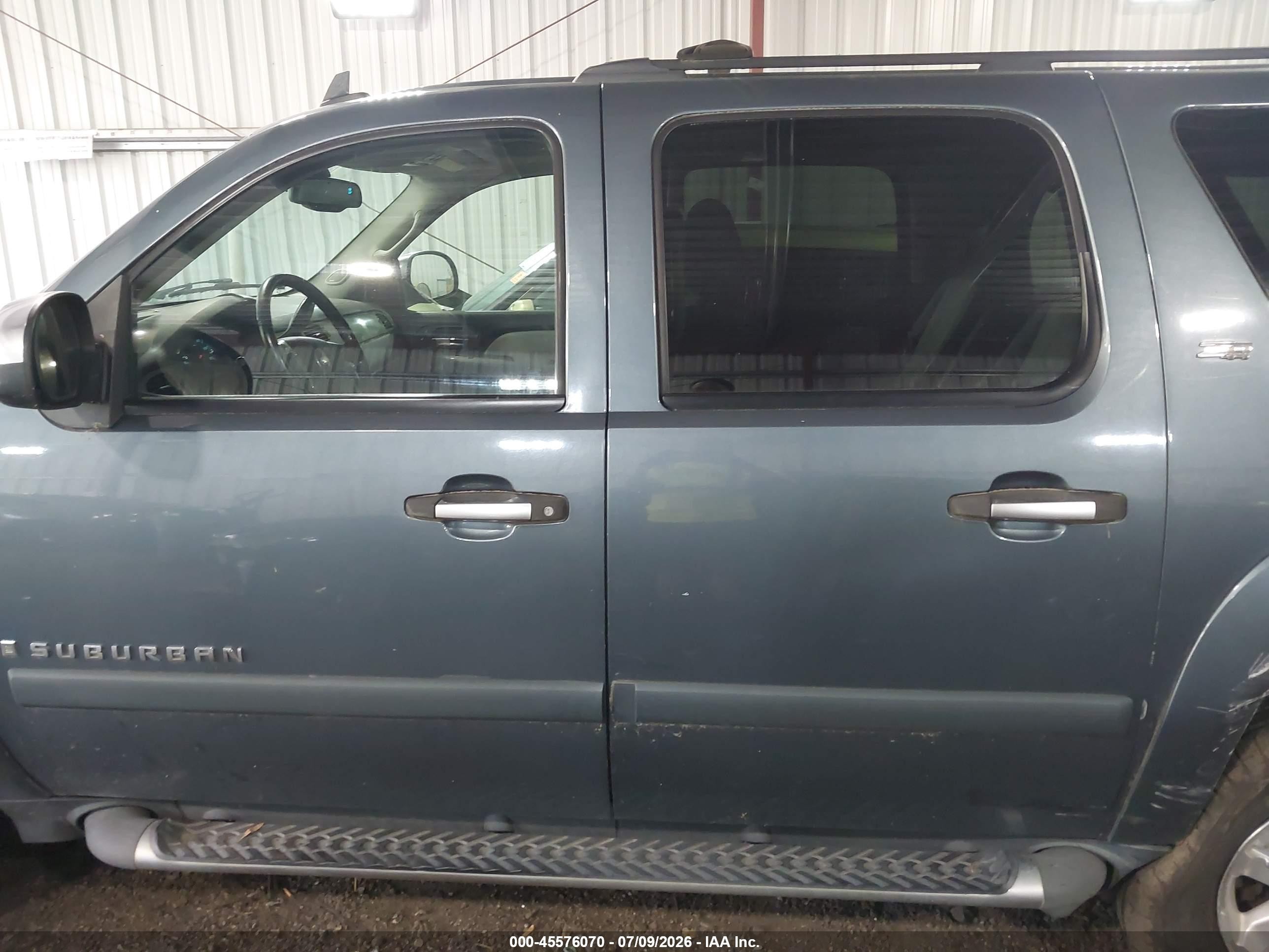 2008 Chevrolet Suburban 1500 Lt Blue vin: 3GNFK16338G169147
