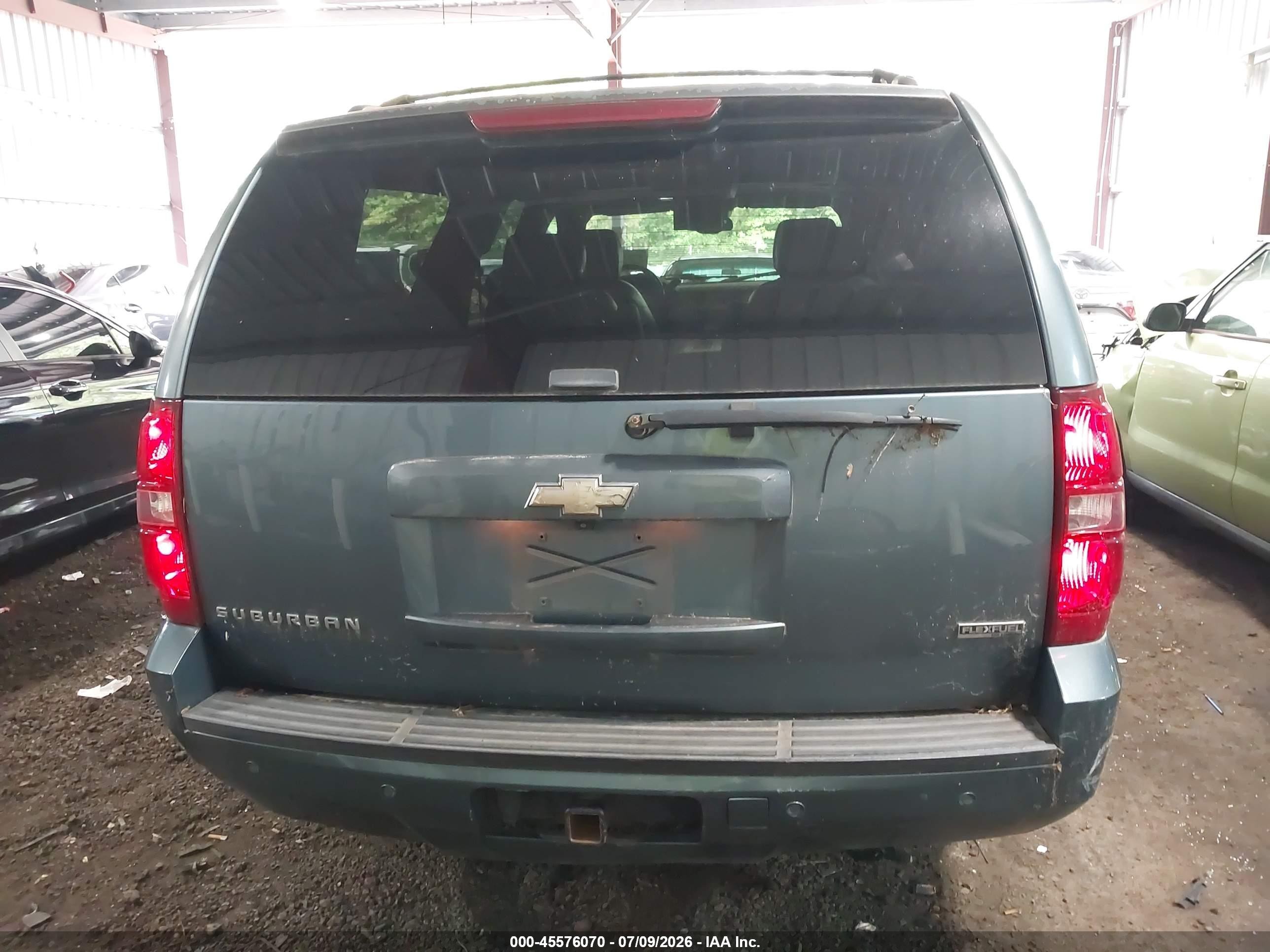 2008 Chevrolet Suburban 1500 Lt Blue vin: 3GNFK16338G169147