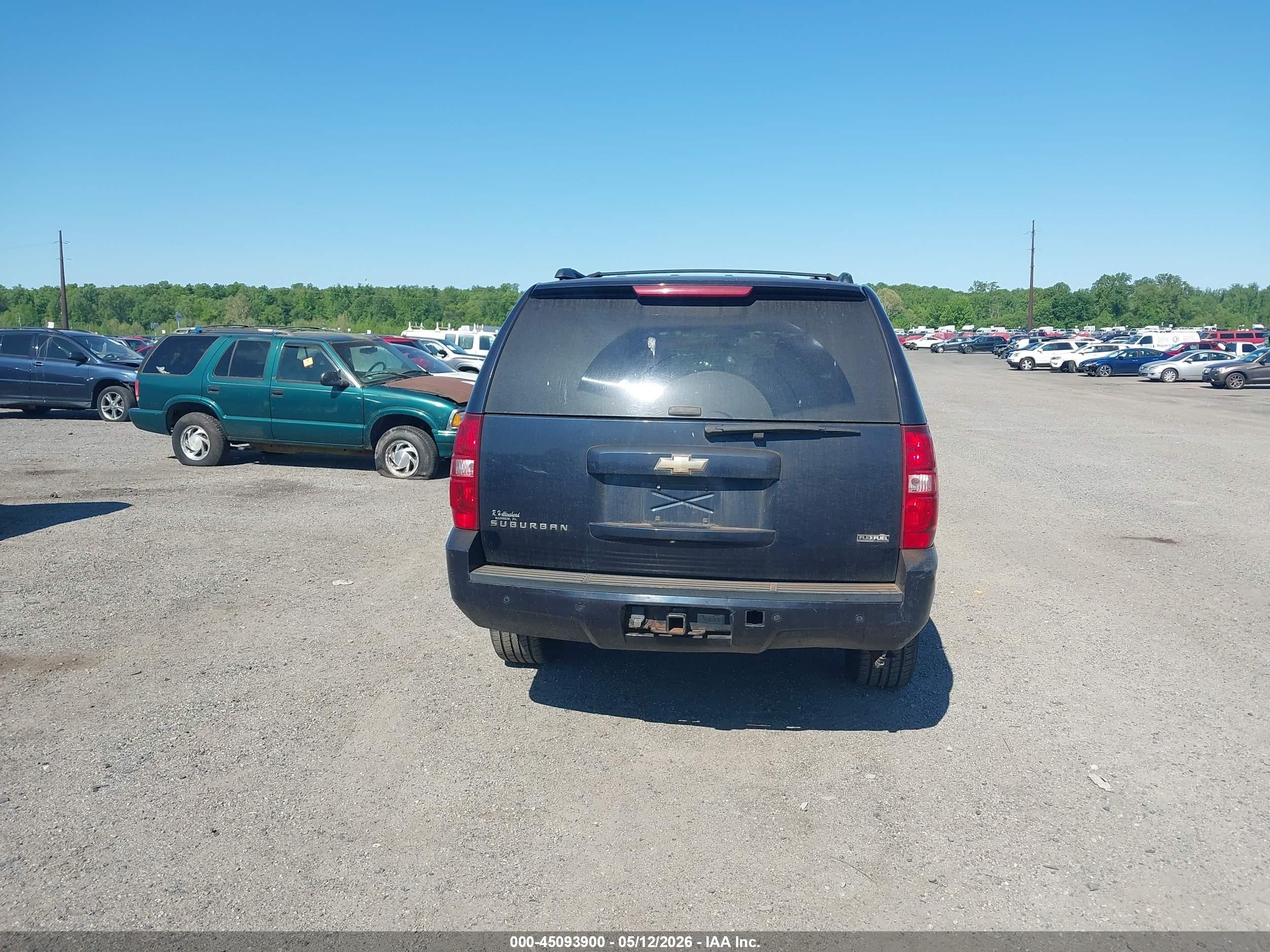 2008 Chevrolet Suburban 1500 Lt Blue vin: 3GNFK16358G276202