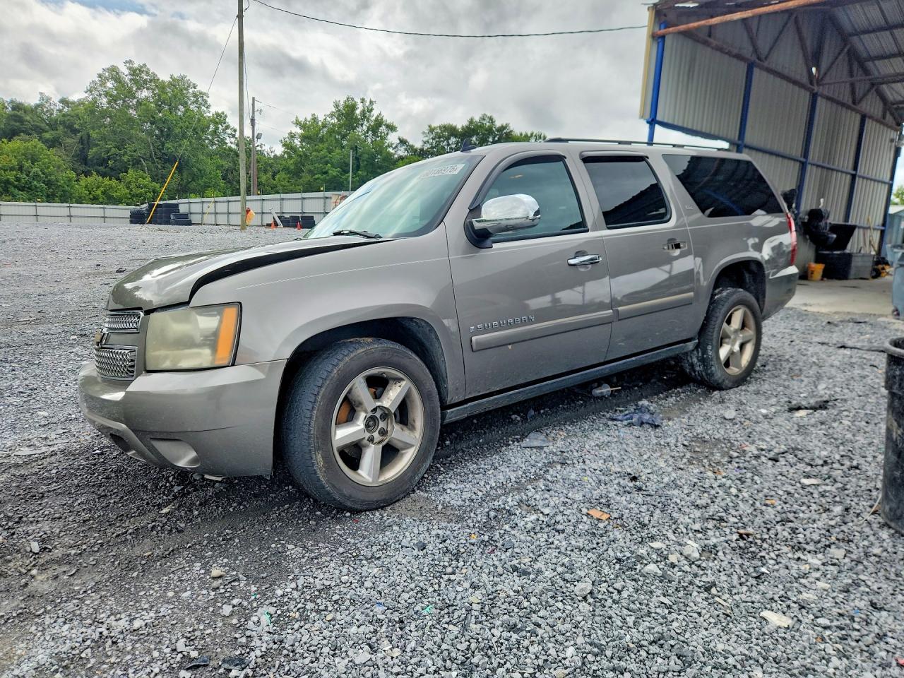 2008 Chevrolet Suburban K1500 Ls Gray vin: 3GNFK16378G164498