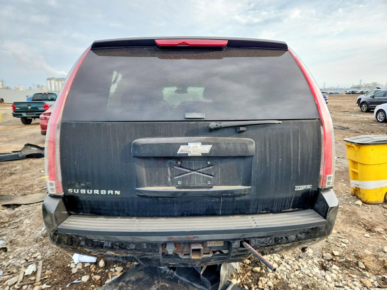 2008 Chevrolet Suburban K1500 Ls Black vin: 3GNFK16378G199722