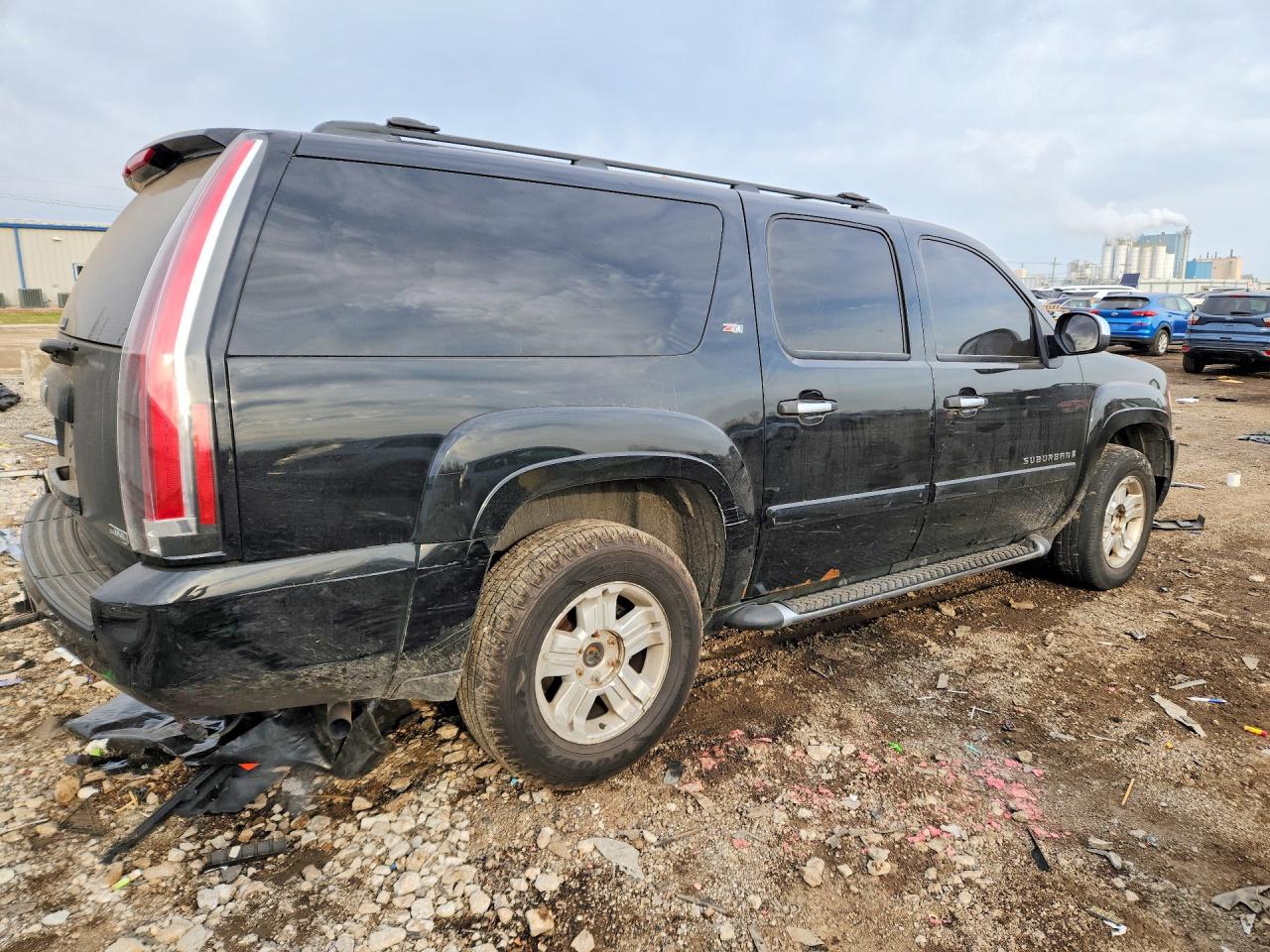 2008 Chevrolet Suburban K1500 Ls Black vin: 3GNFK16378G199722