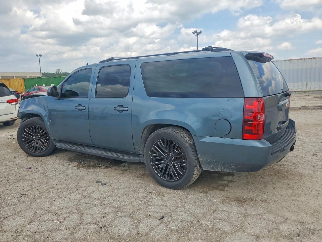 2008 Chevrolet Suburban K1500 Ls Blue vin: 3GNFK16388G199261