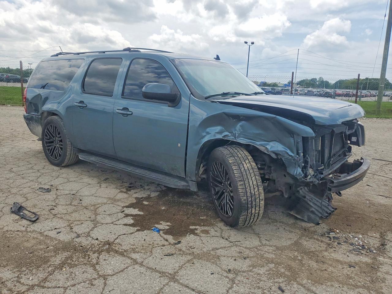 2008 Chevrolet Suburban K1500 Ls Blue vin: 3GNFK16388G199261