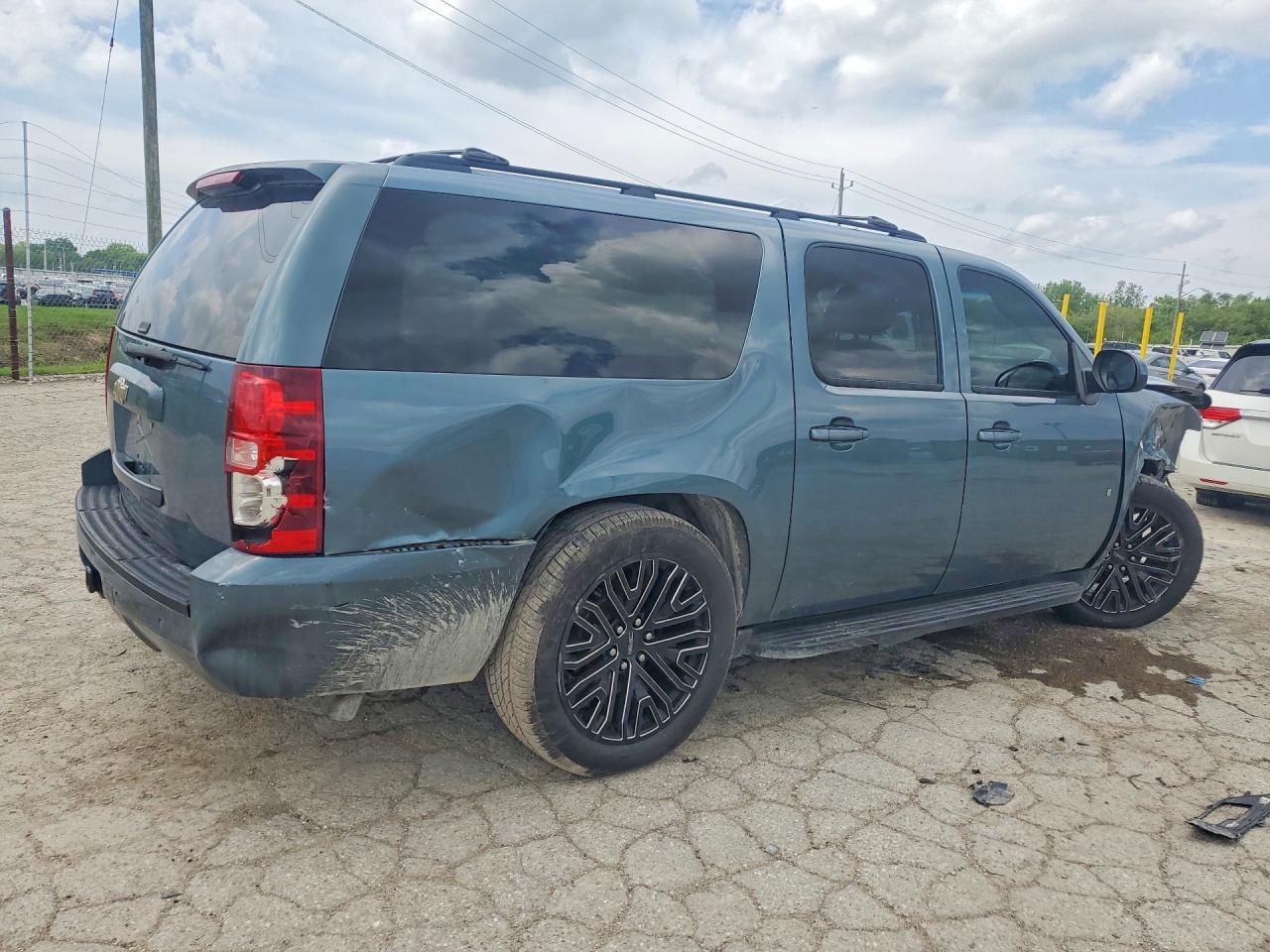 2008 Chevrolet Suburban K1500 Ls Blue vin: 3GNFK16388G199261