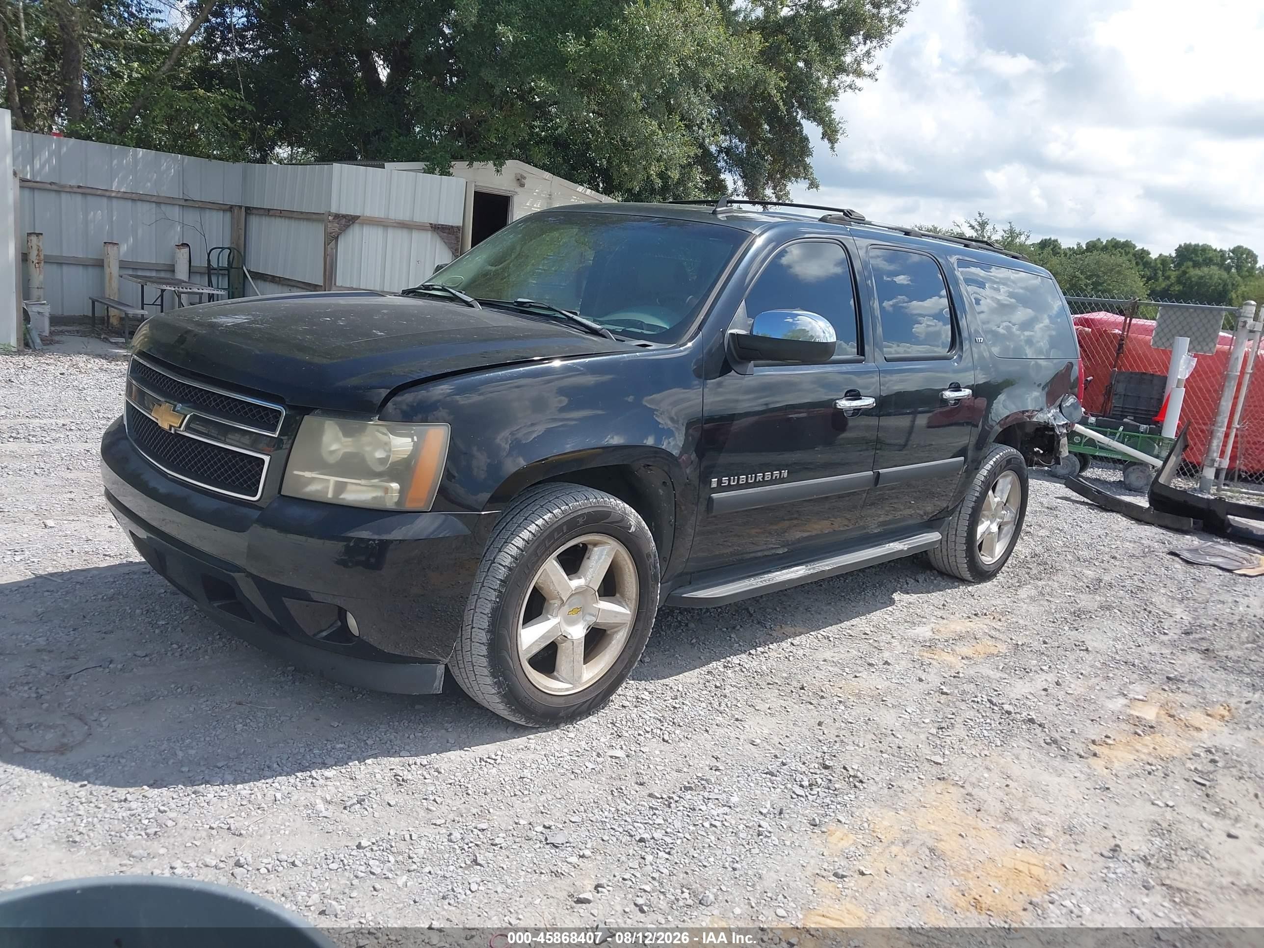 2007 Chevrolet Suburban Ltz Черный vin: 3GNFK16397G132912
