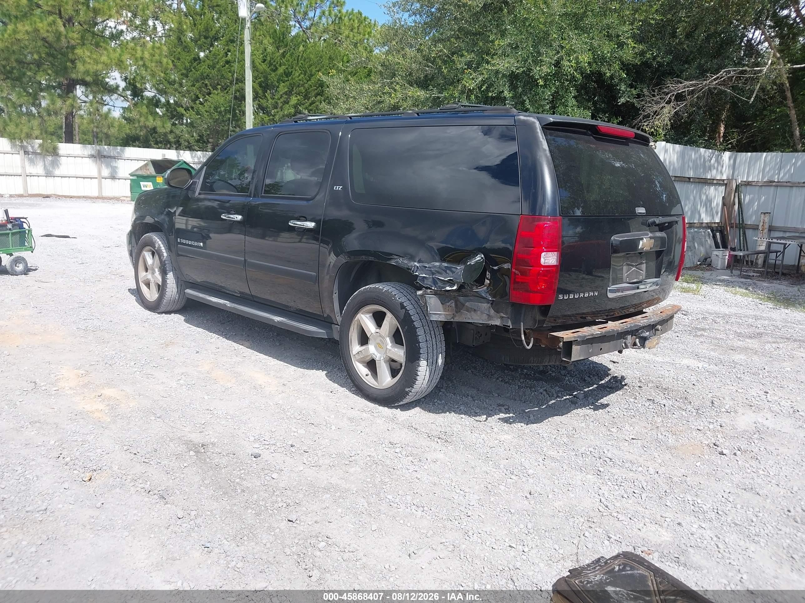 2007 Chevrolet Suburban Ltz Черный vin: 3GNFK16397G132912