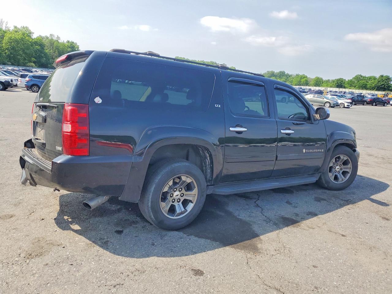 2007 Chevrolet Suburban K1500 Black vin: 3GNFK16397G143814