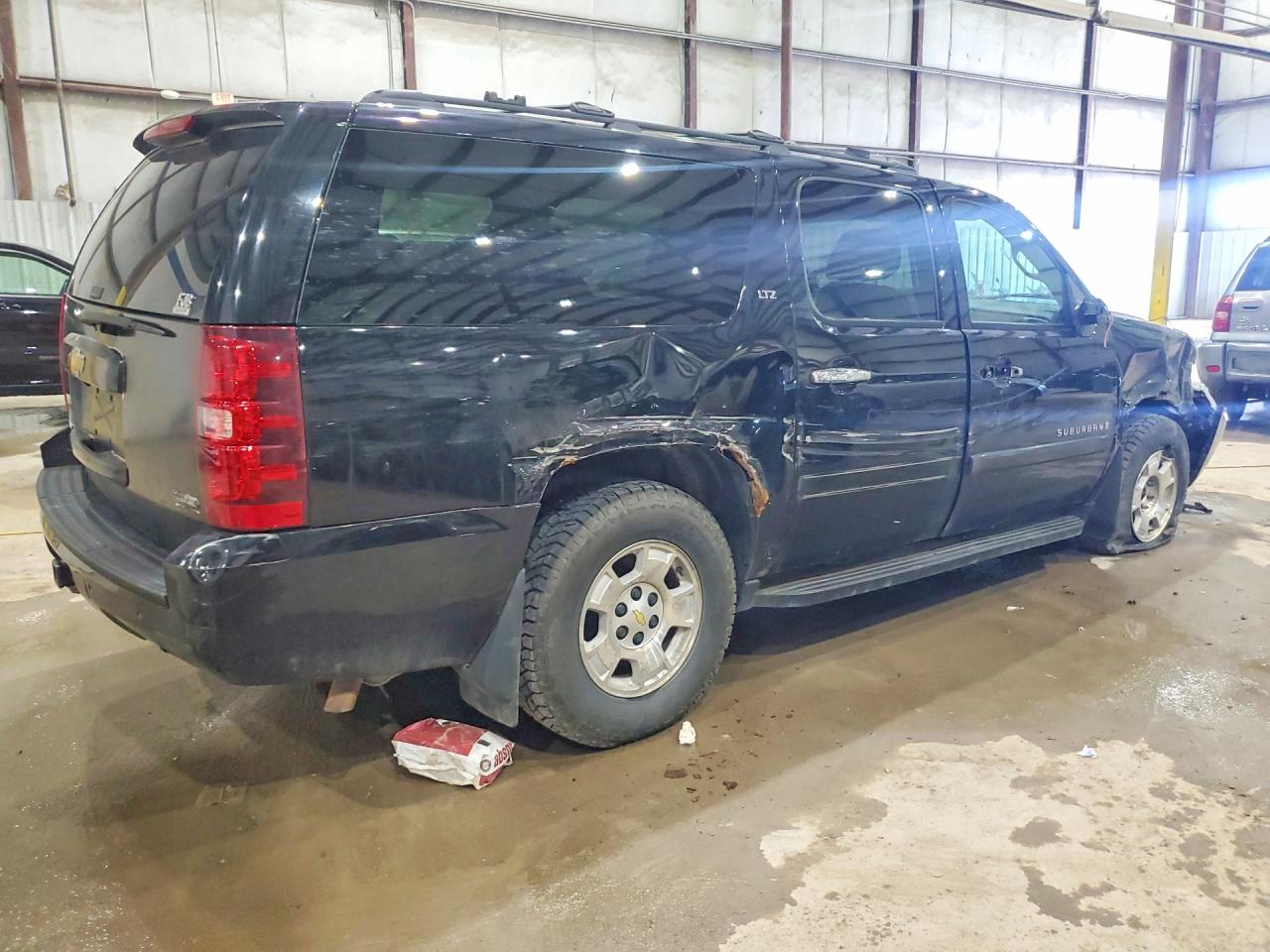 2008 Chevrolet Suburban K1500 Ls Black vin: 3GNFK16398G172716