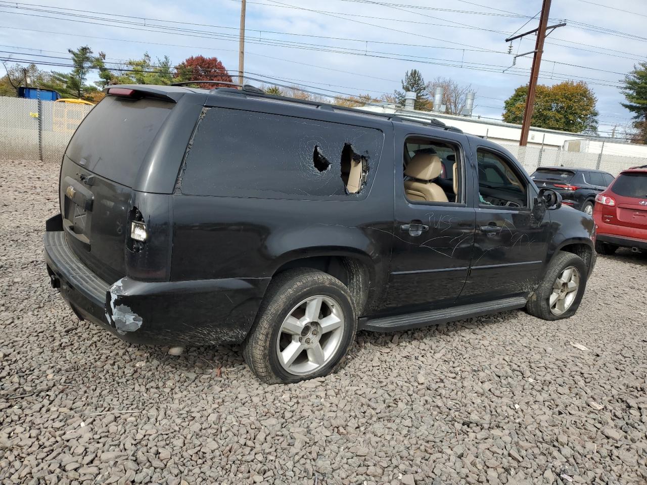 2008 Chevrolet Suburban K1500 Ls Black vin: 3GNFK16398G175261