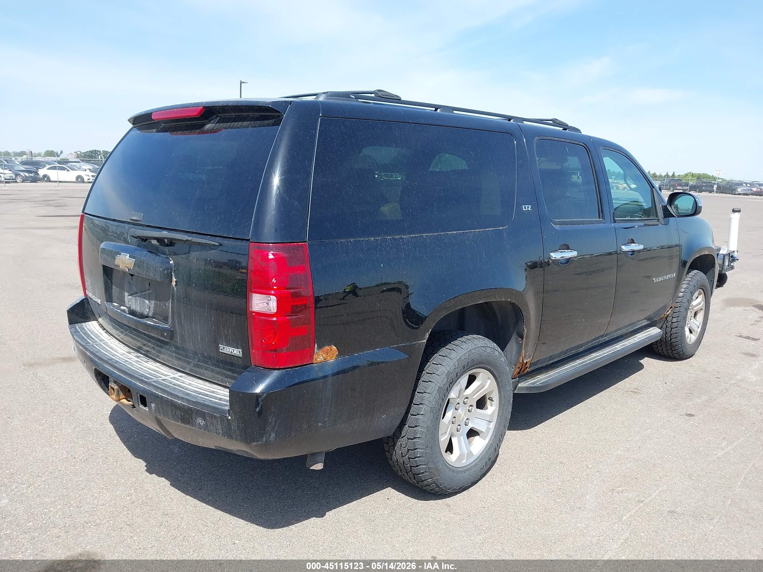 2008 Chevrolet Suburban 1500 Ltz Черный vin: 3GNFK16398G199396