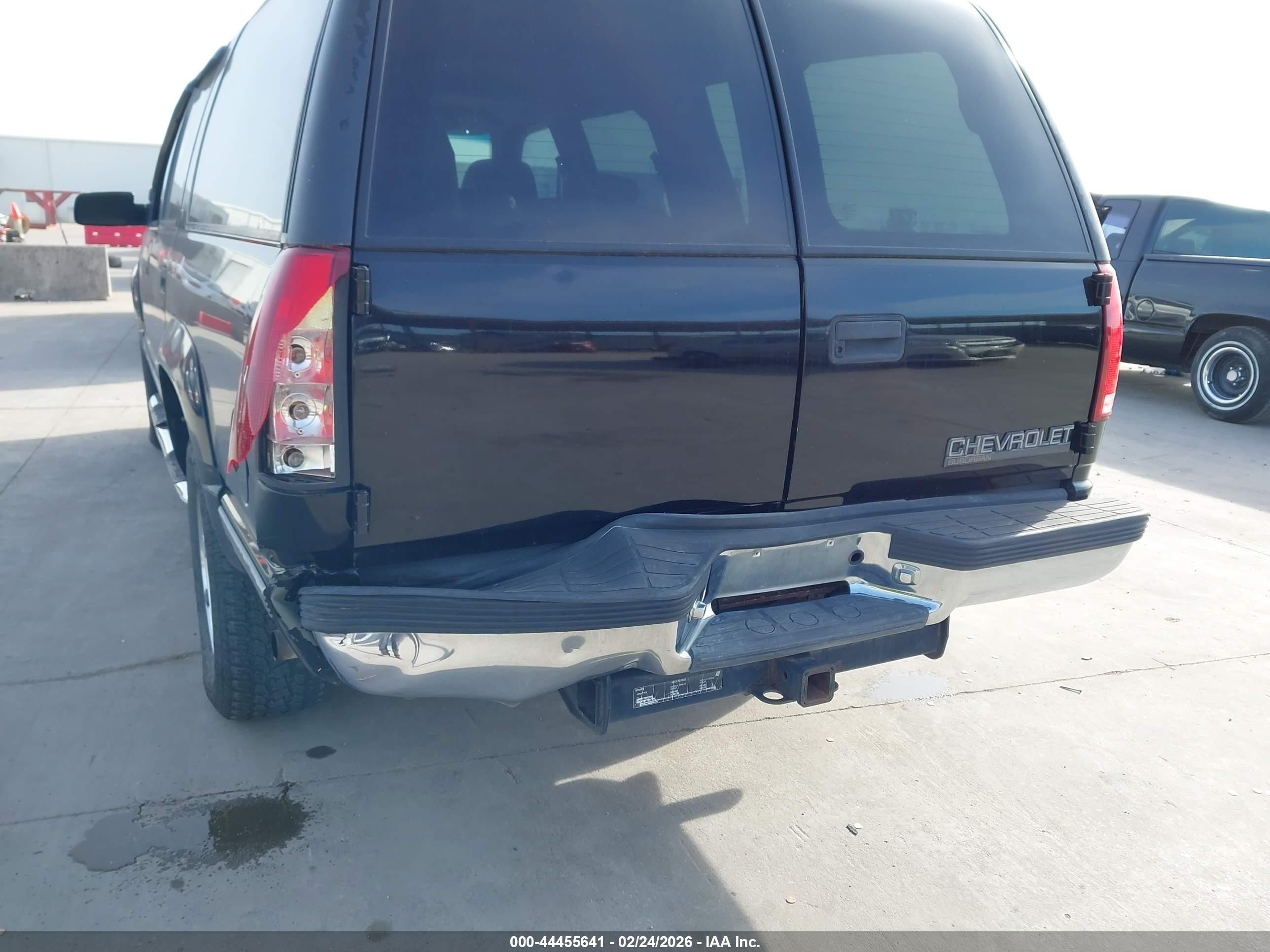 1997 Chevrolet Suburban 1500   Black vin: 3GNFK16R1VG188540