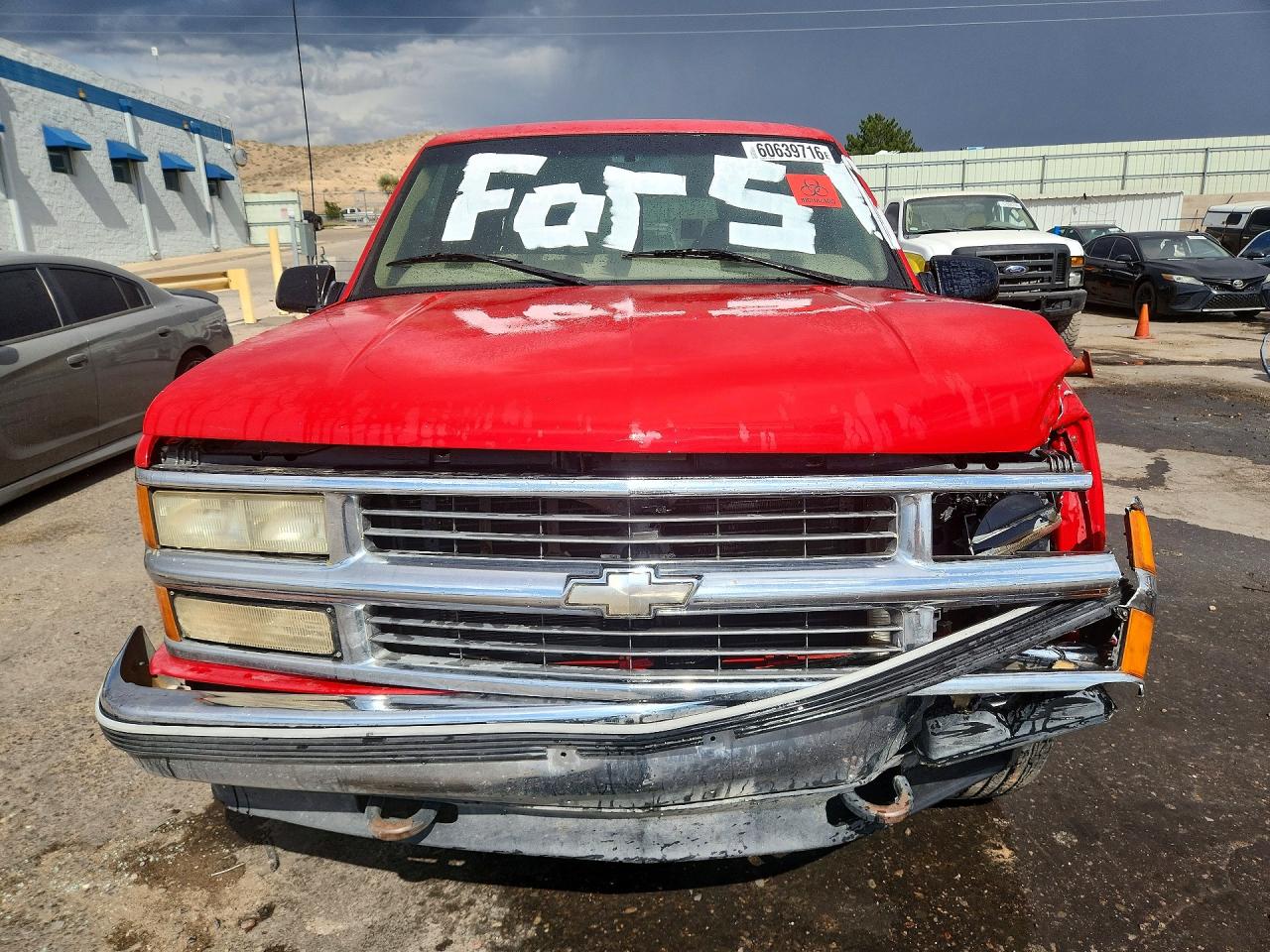 1997 Chevrolet Suburban K1500 Красный vin: 3GNFK16R2VG123003