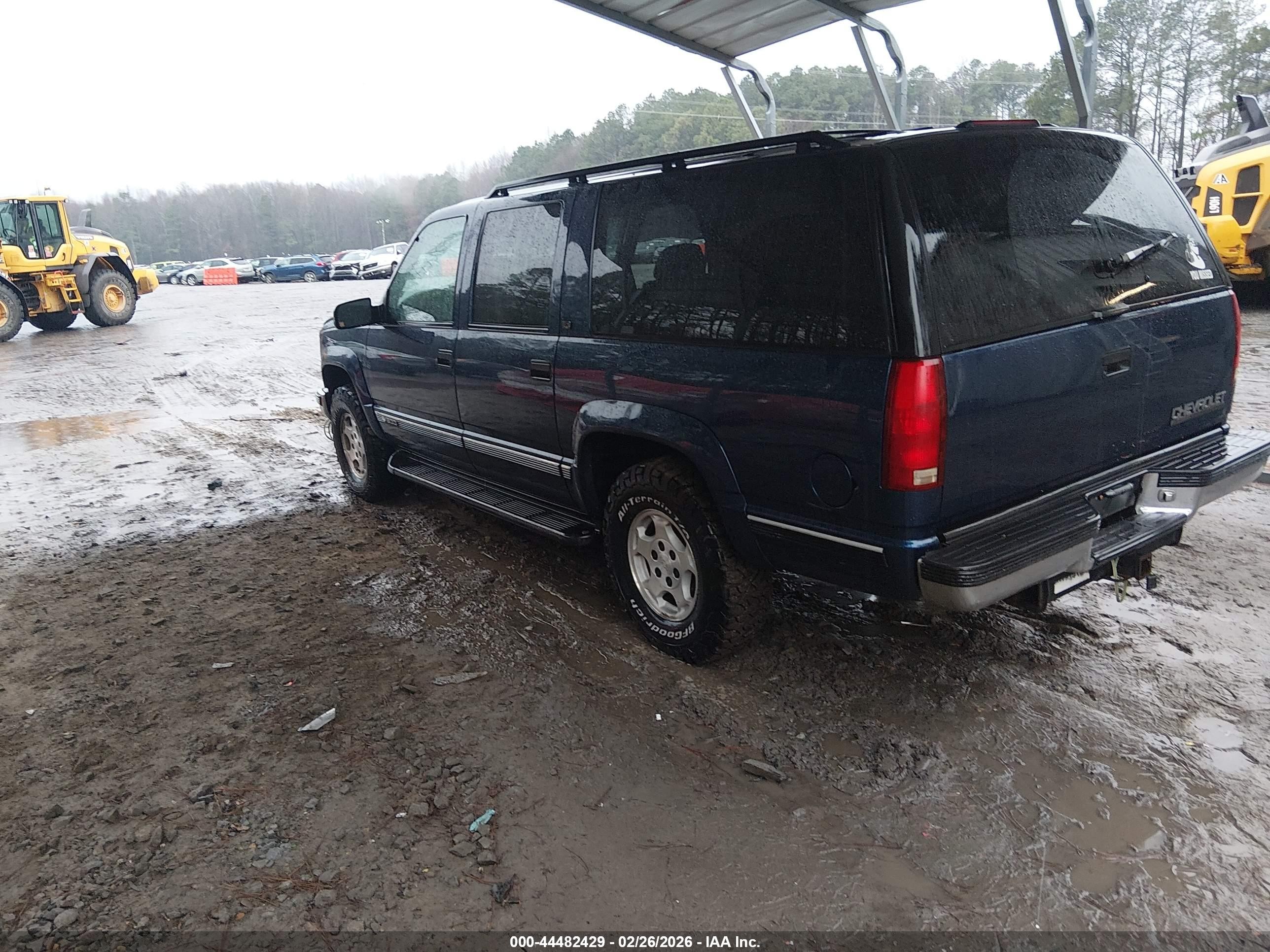 1997 Chevrolet Suburban 1500   Blue vin: 3GNFK16R2VG165493