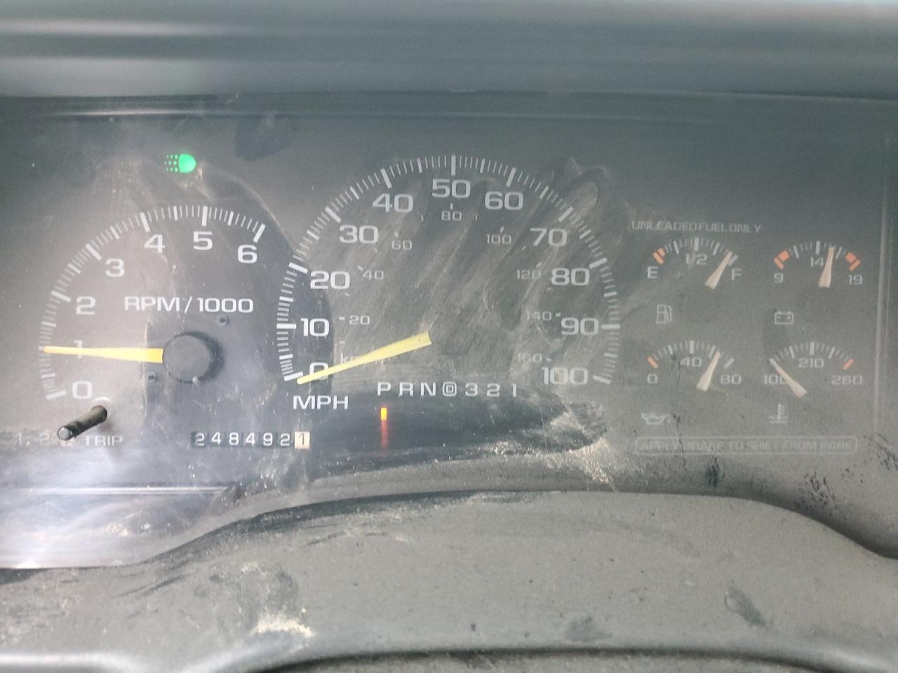 1997 Chevrolet Suburban K1500 Угольный vin: 3GNFK16R5VG178674