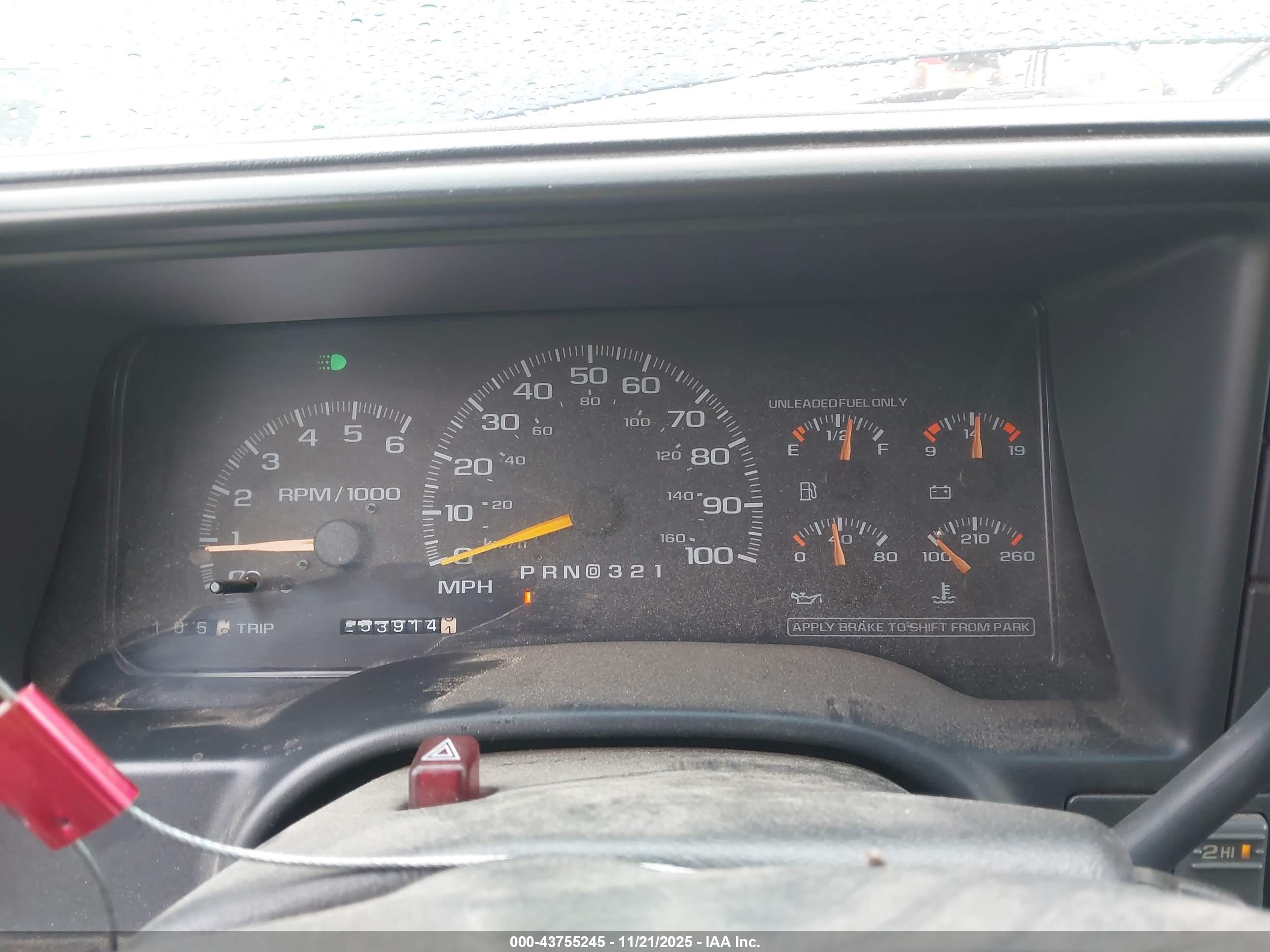 1997 Chevrolet Suburban 1500   Blue vin: 3GNFK16R5VG189156