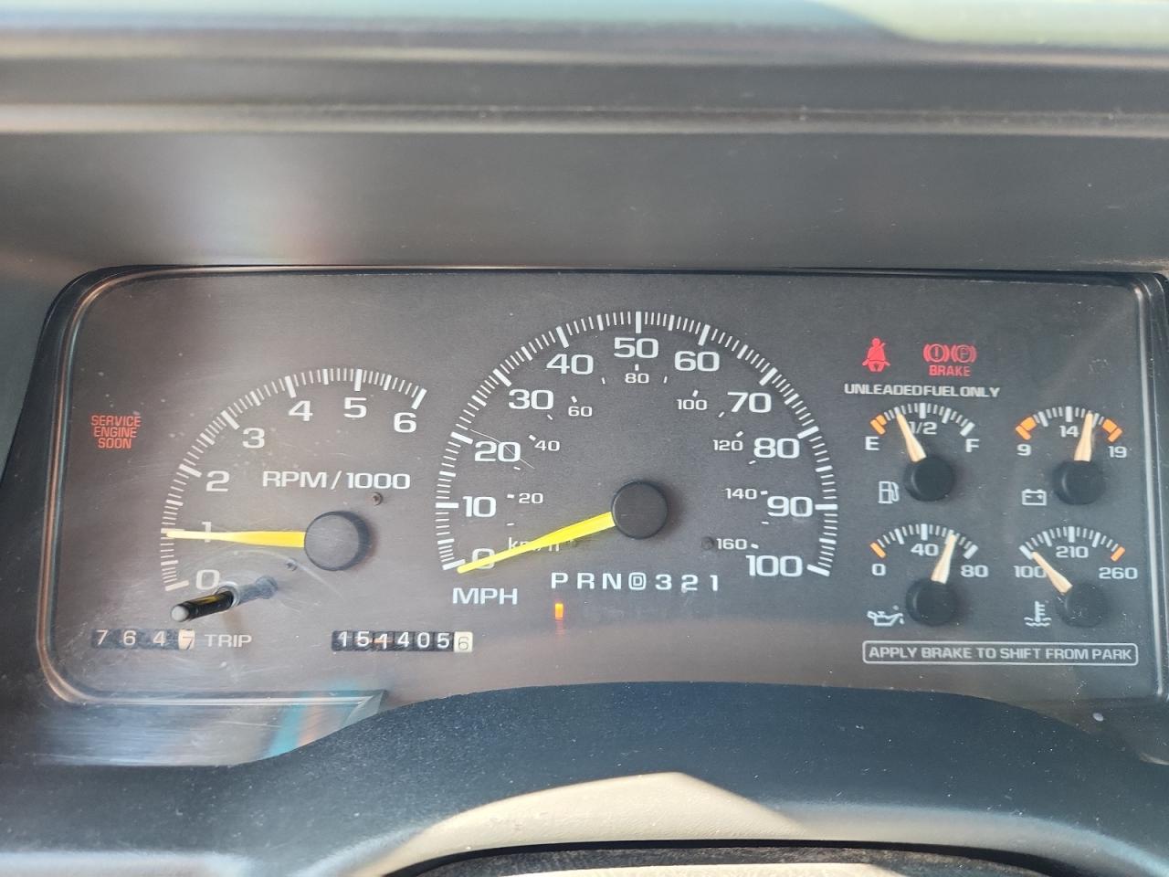 1997 Chevrolet Suburban K1500 Синий vin: 3GNFK16R8VG154904