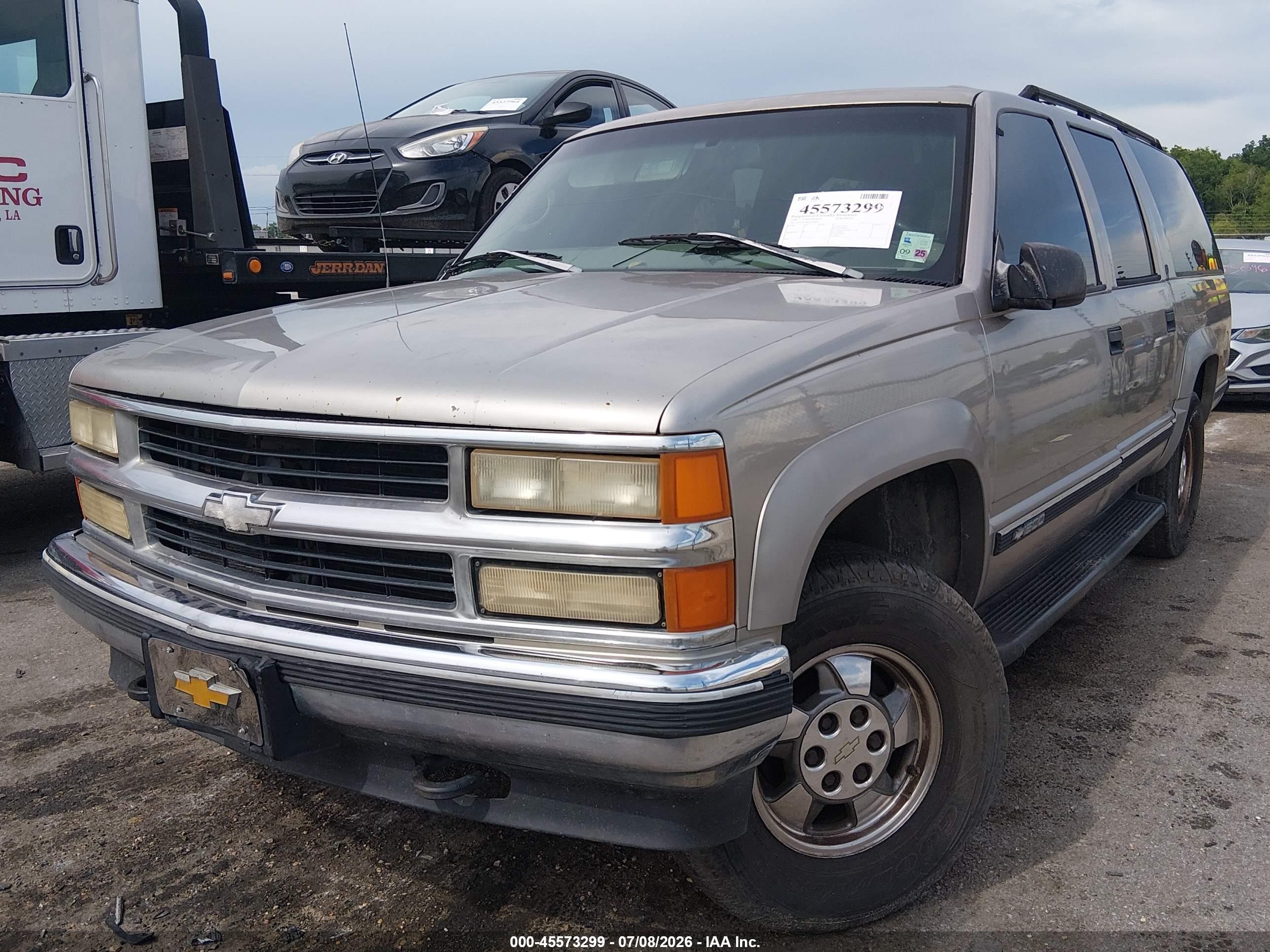 1999 Chevrolet Suburban Lt Beige vin: 3GNFK16R9XG146183