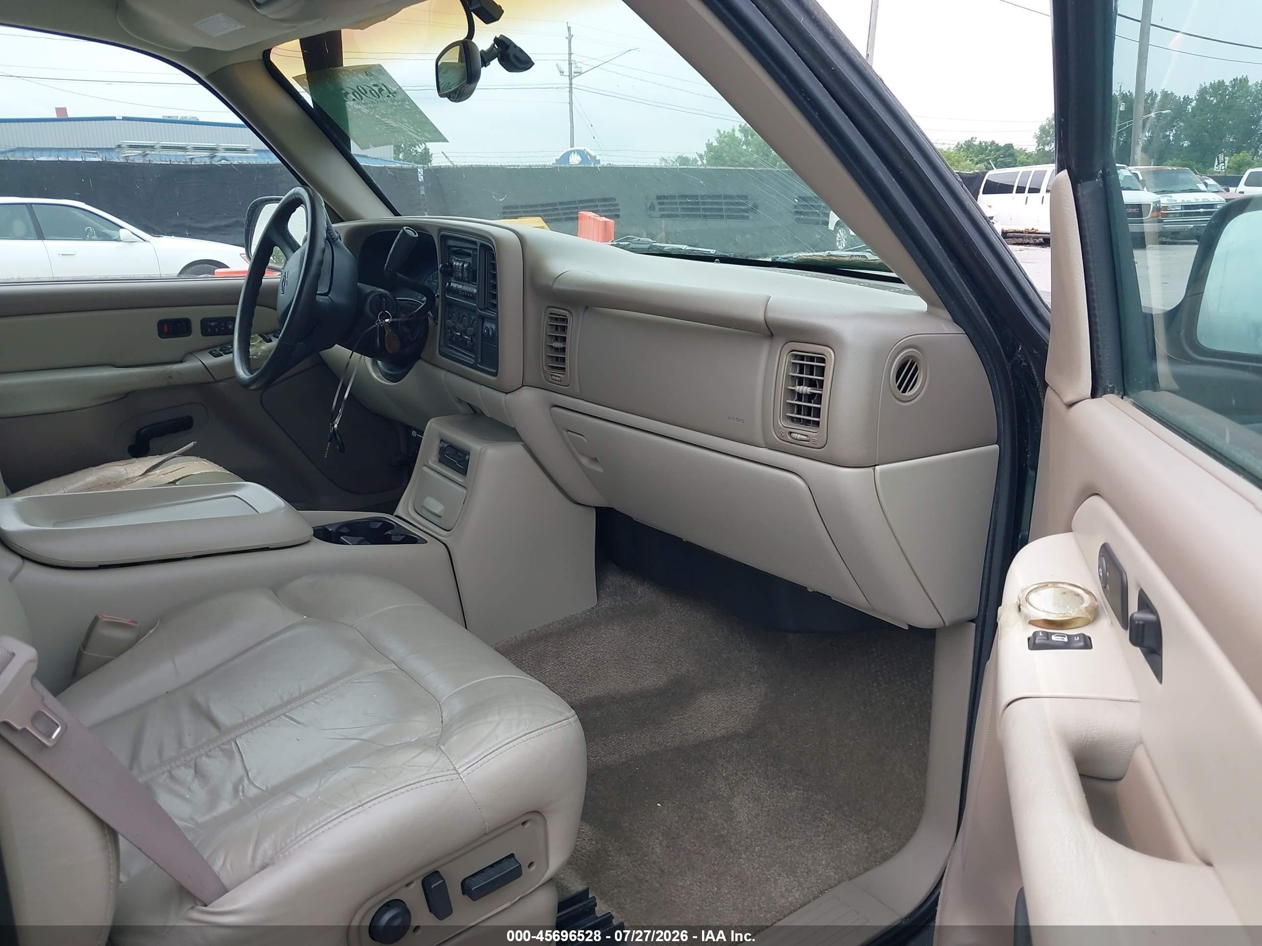 2001 Chevrolet Suburban 1500 Lt Green vin: 3GNFK16T01G119652