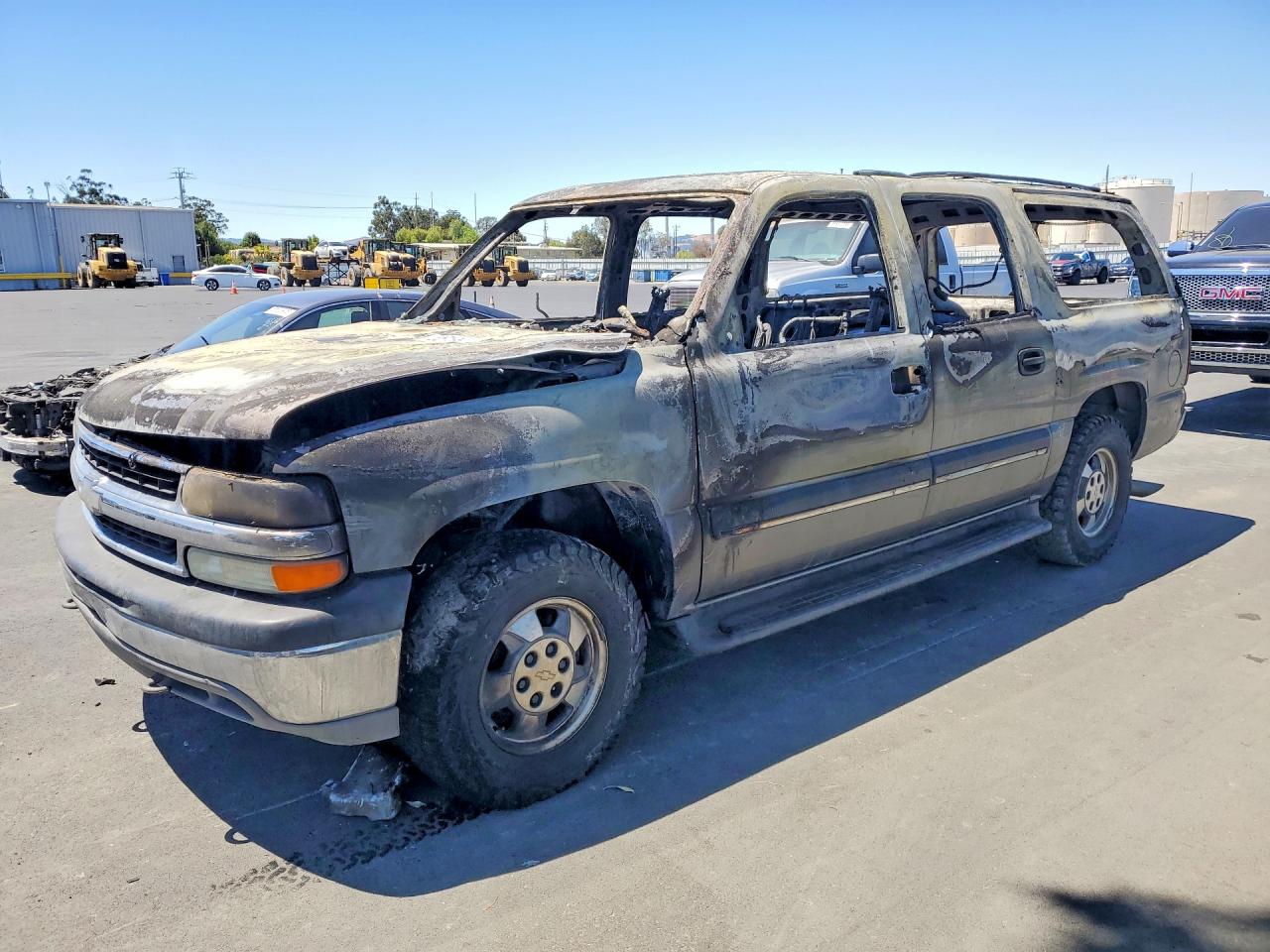 2001 Chevrolet Suburban K1500 Gray vin: 3GNFK16T01G205317