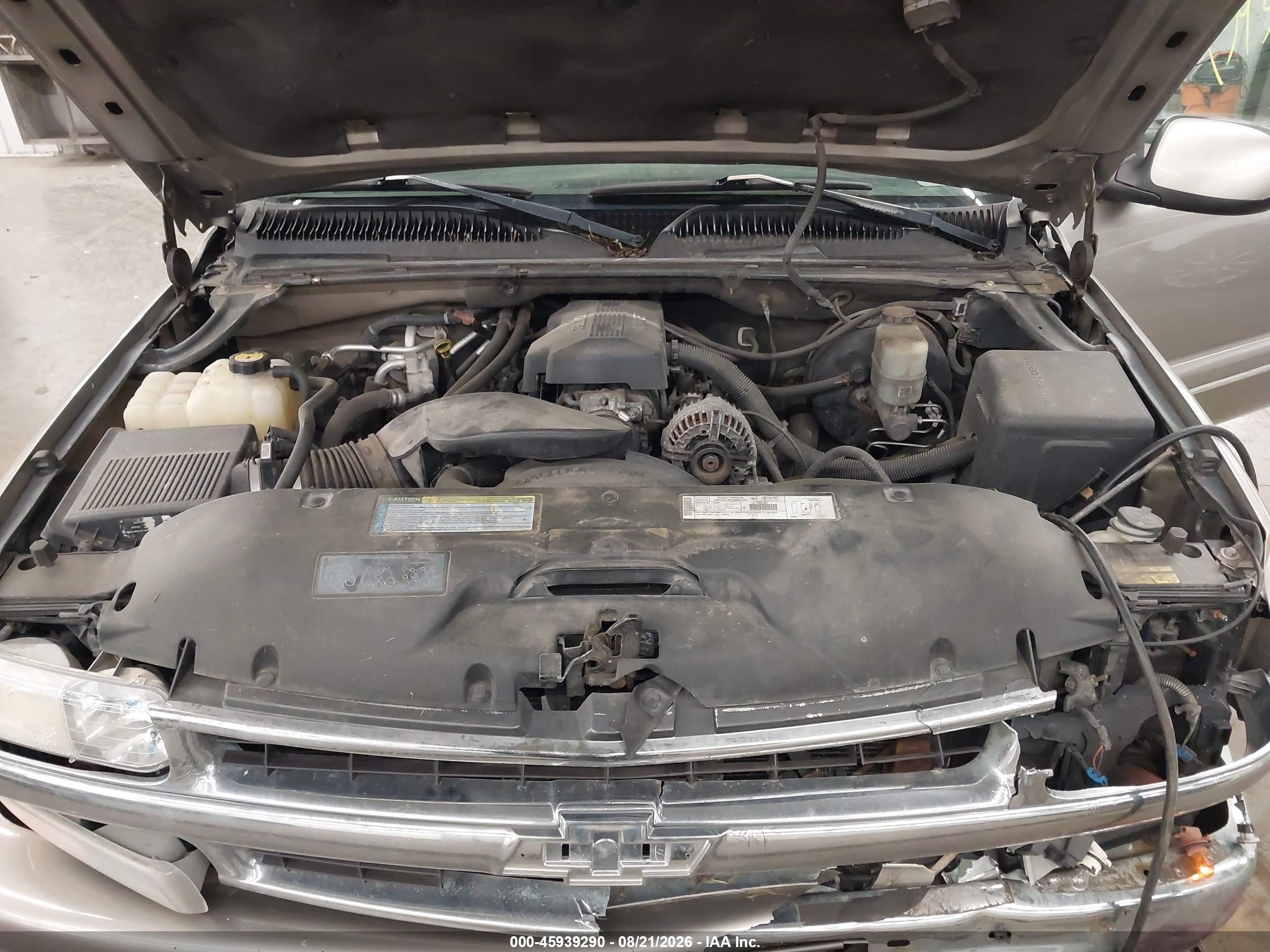2000 Chevrolet Suburban 1500 Lt Серый vin: 3GNFK16T0YG128118