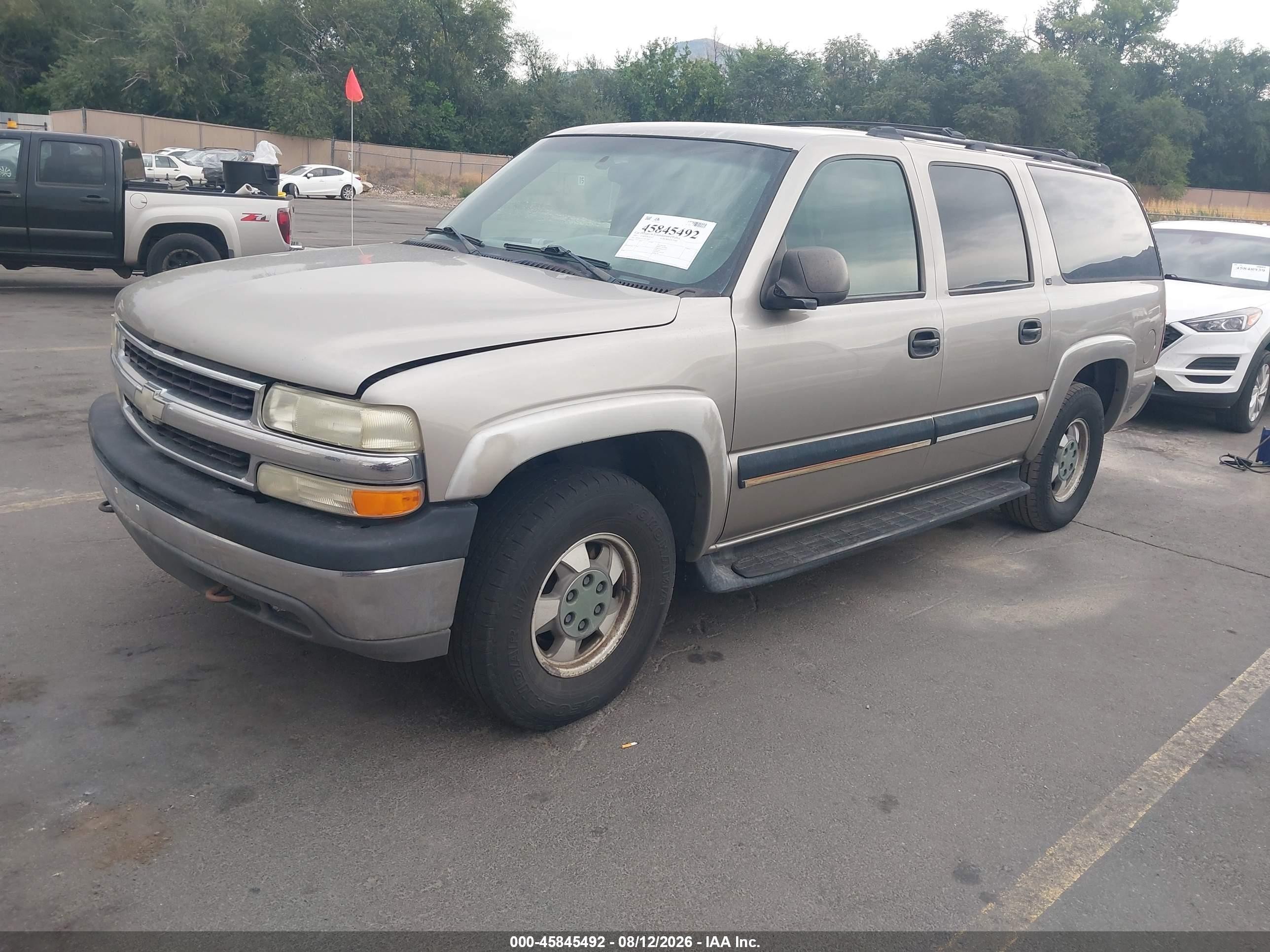 2001 Chevrolet Suburban 1500 Ls Gold vin: 3GNFK16T11G210669