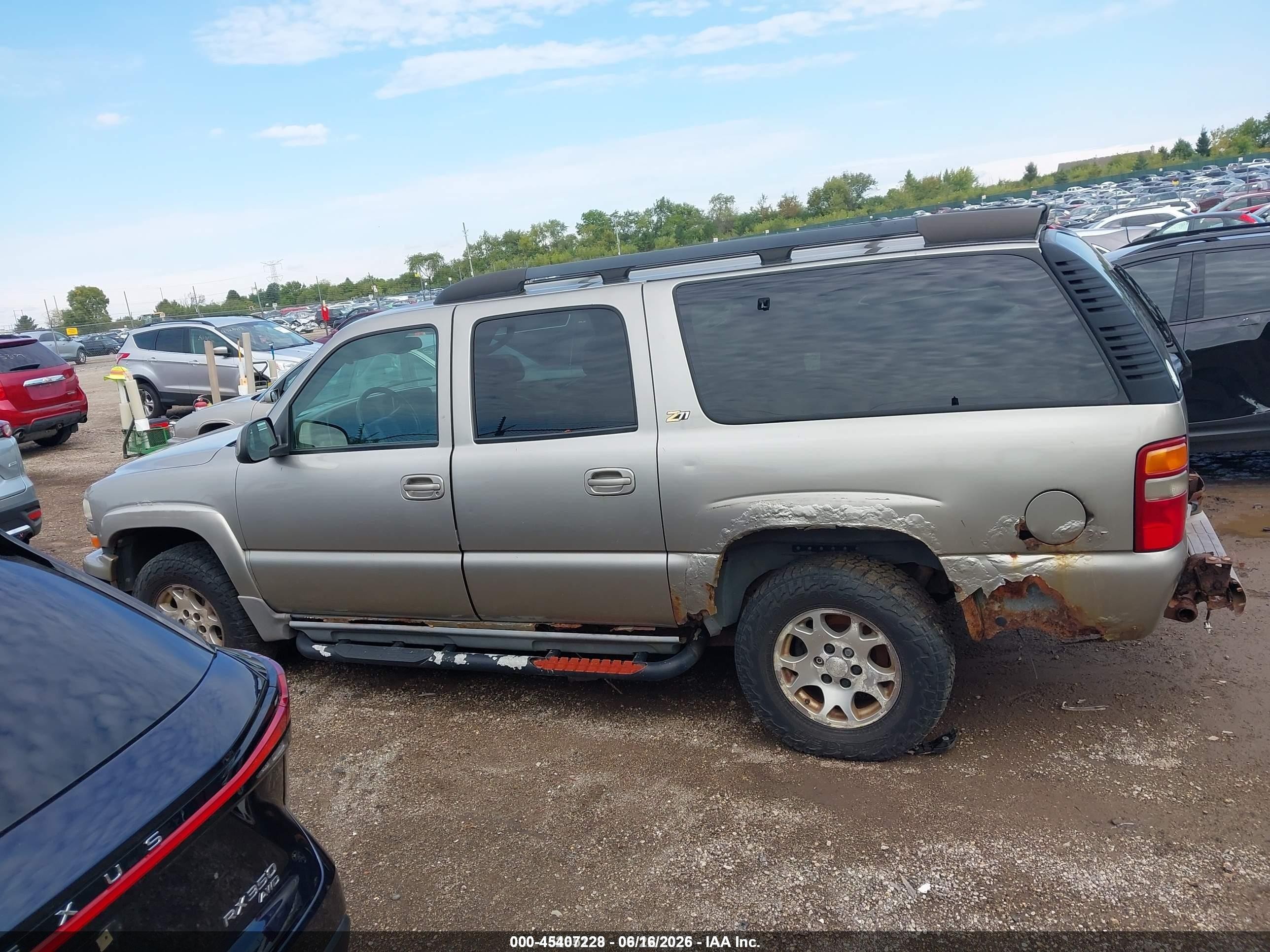 2001 Chevrolet Suburban 1500 Ls Tan vin: 3GNFK16T21G260075
