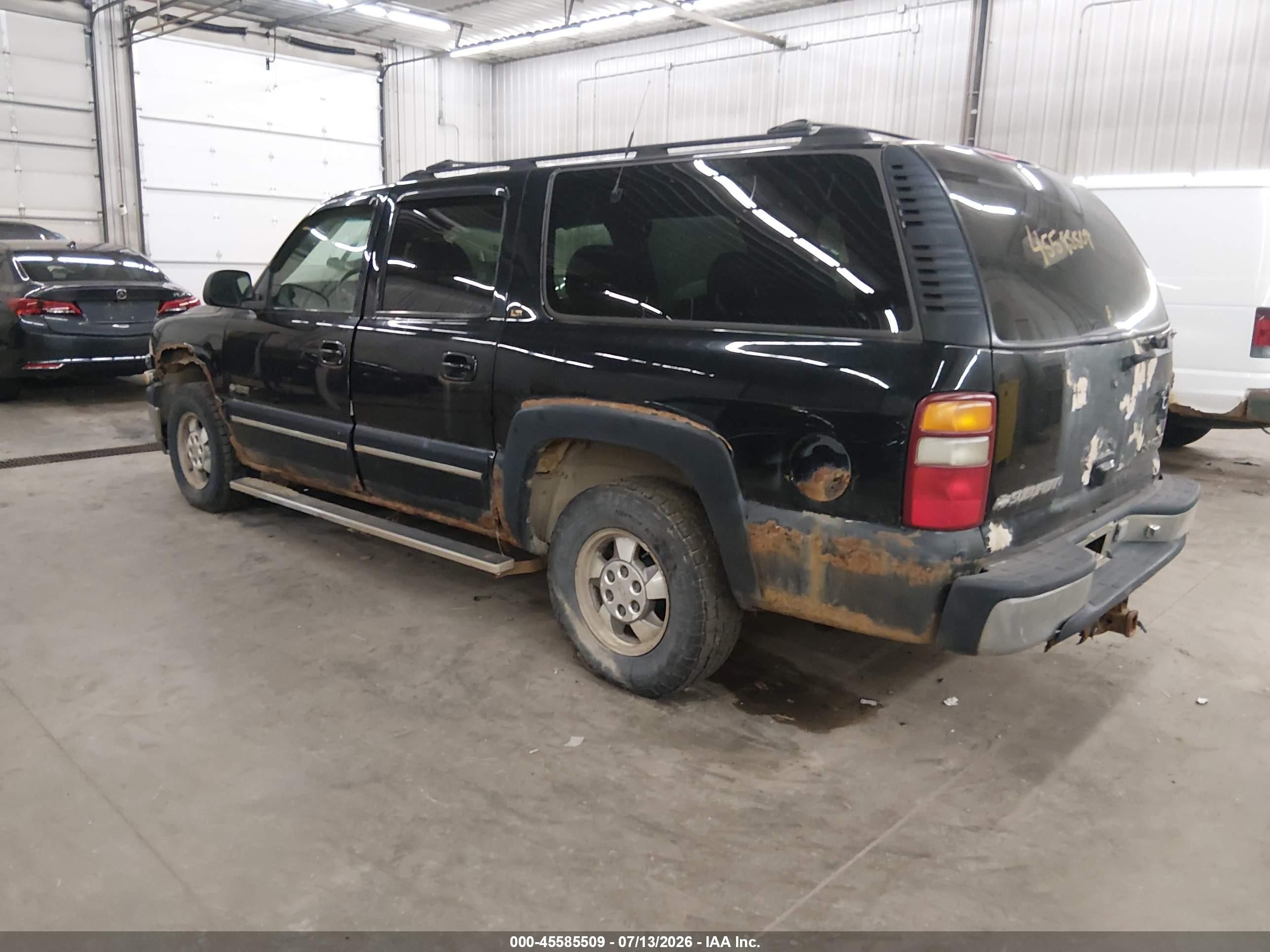 2000 Chevrolet Suburban 1500 Lt Dark Blue vin: 3GNFK16T3YG192492