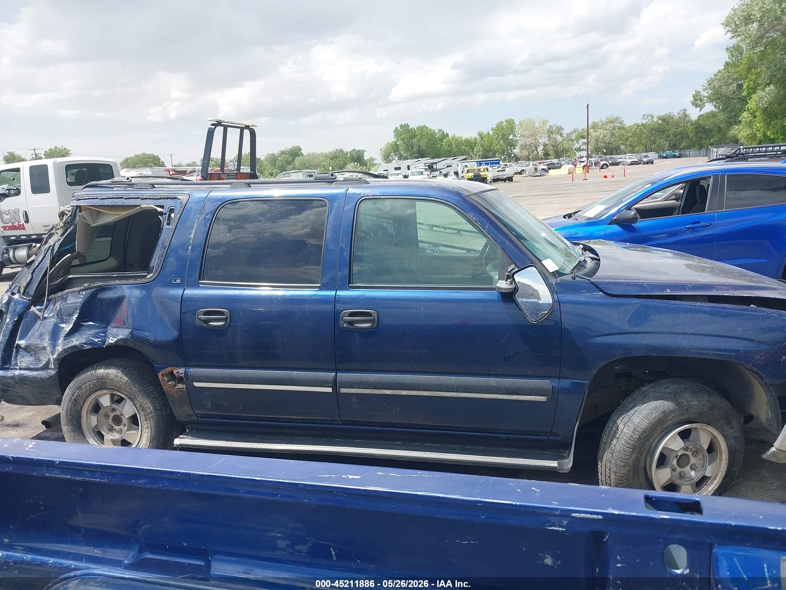 2001 Chevrolet Suburban 1500 Ls Blue vin: 3GNFK16T41G173911