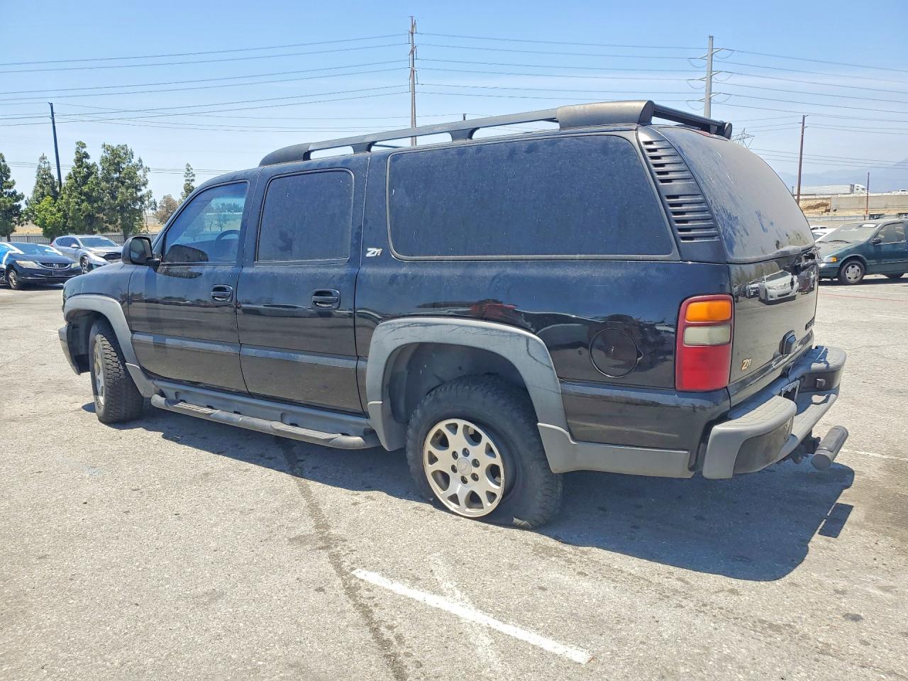2003 Chevrolet Suburban K1500 Black vin: 3GNFK16T43G189061