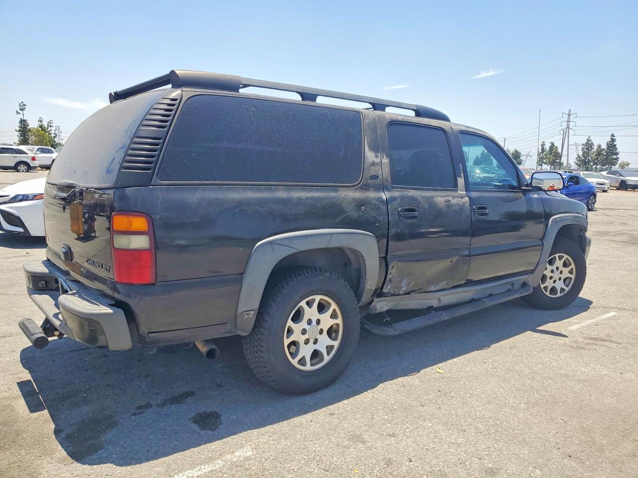 2003 Chevrolet Suburban K1500 Black vin: 3GNFK16T43G189061