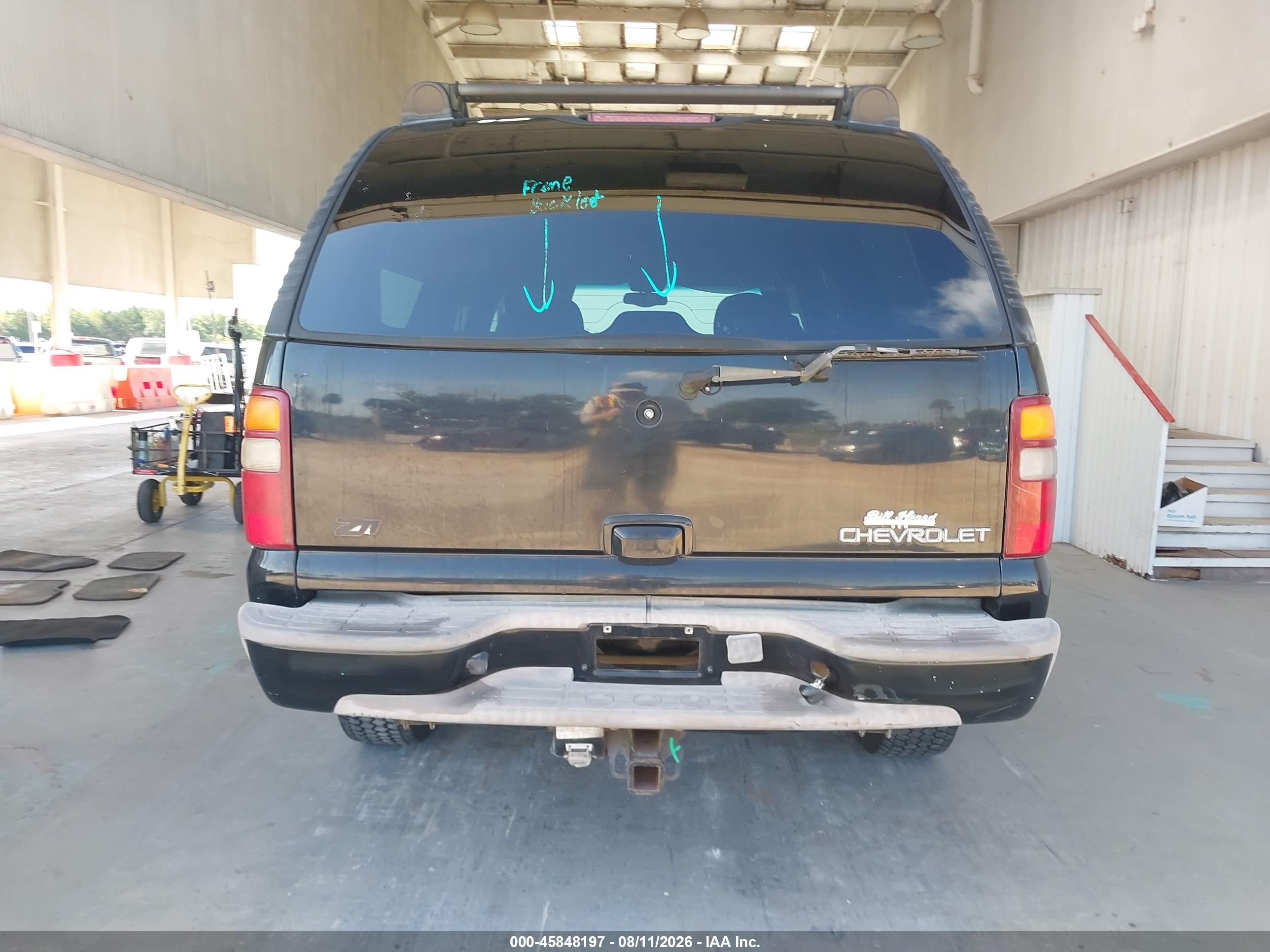 2001 Chevrolet Suburban 1500 Ls Black vin: 3GNFK16T71G262405