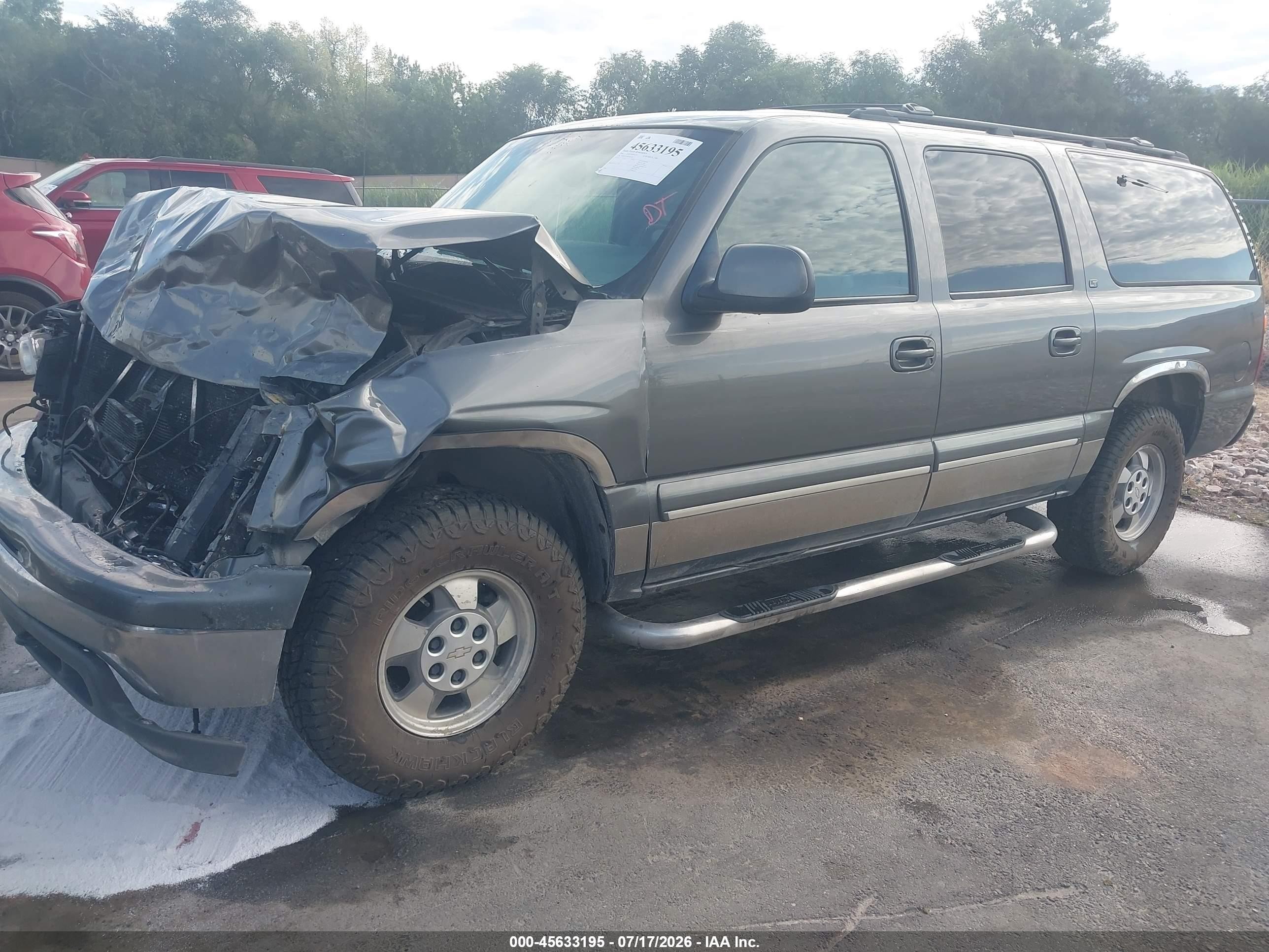 2001 Chevrolet Suburban 1500 Lt Gray vin: 3GNFK16T81G169182